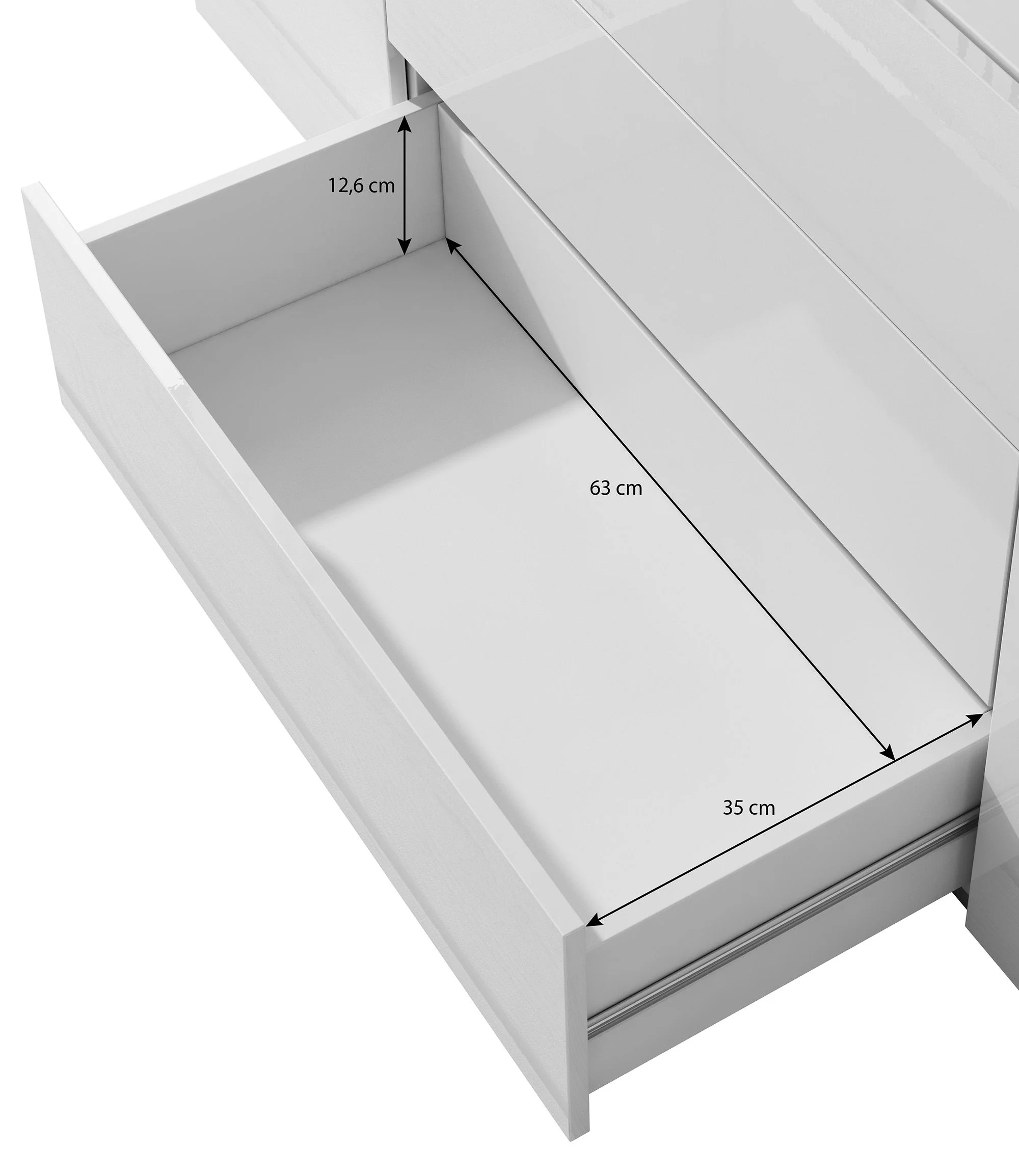 Bonzo - Dressoir - Zwart - 150x39x68 cm - Image 6