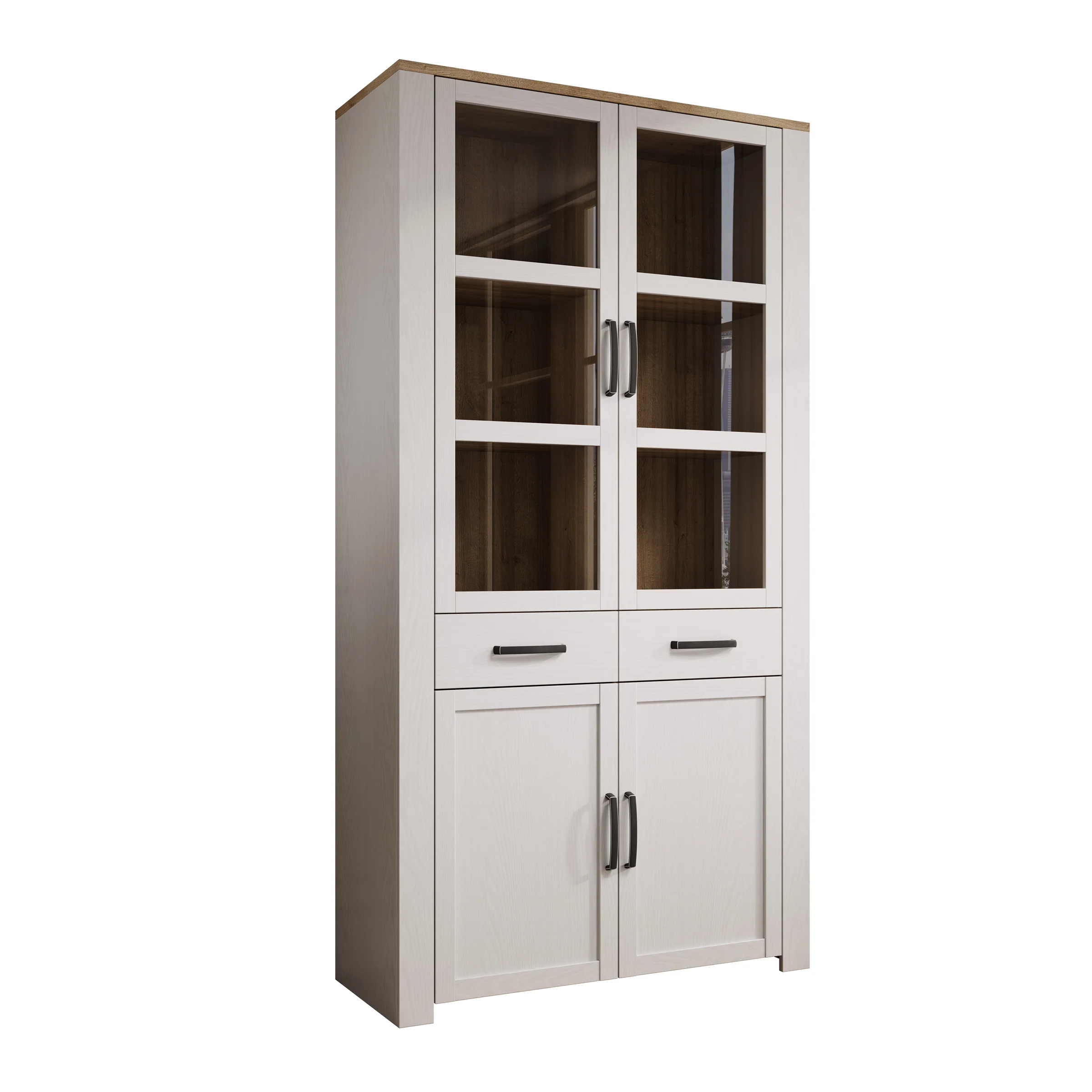 Borello - Buffetkast - Wit - 106x42x205 cm - Image 7
