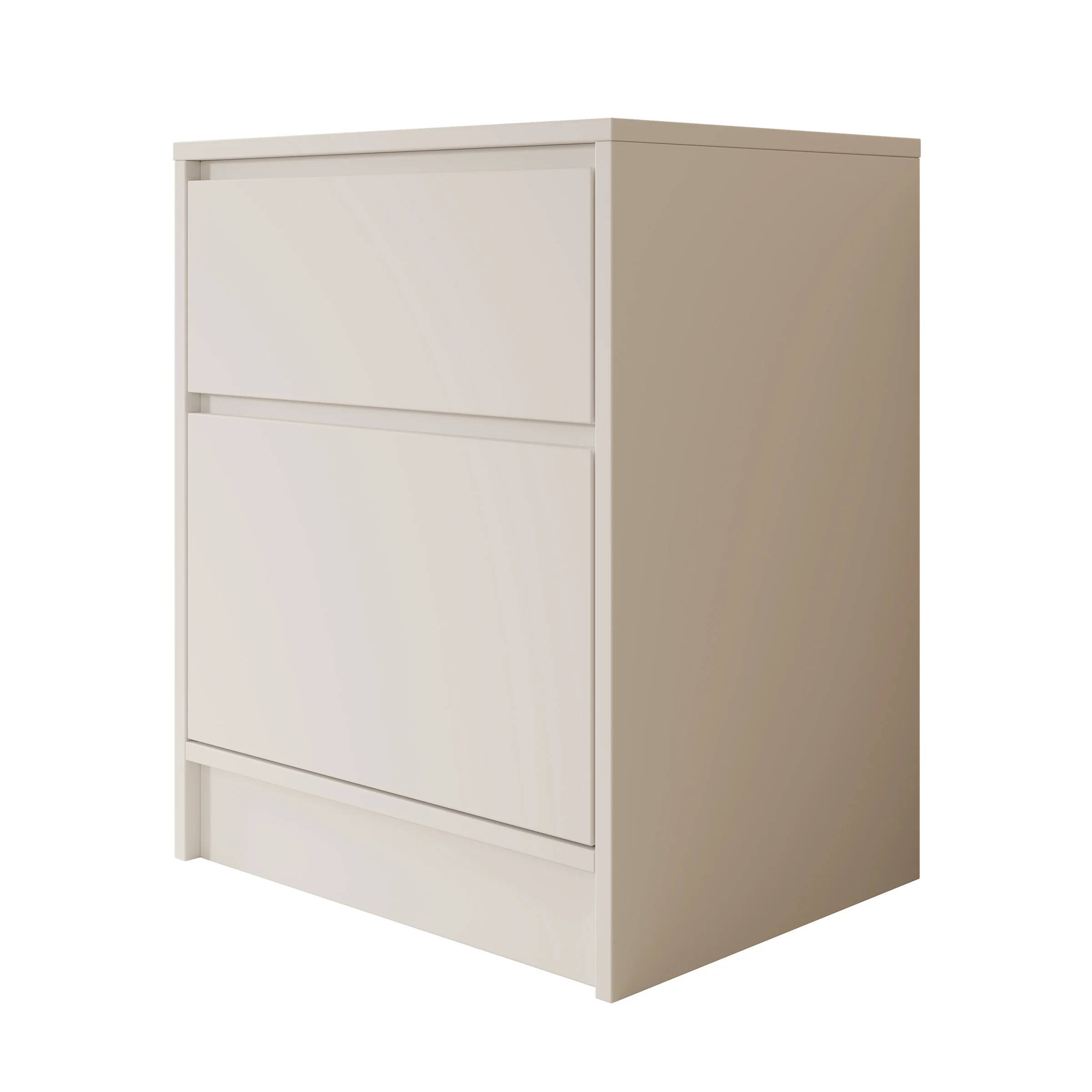 Brett - Nachtkastje - Wit - 50x40x63 cm - Image 5