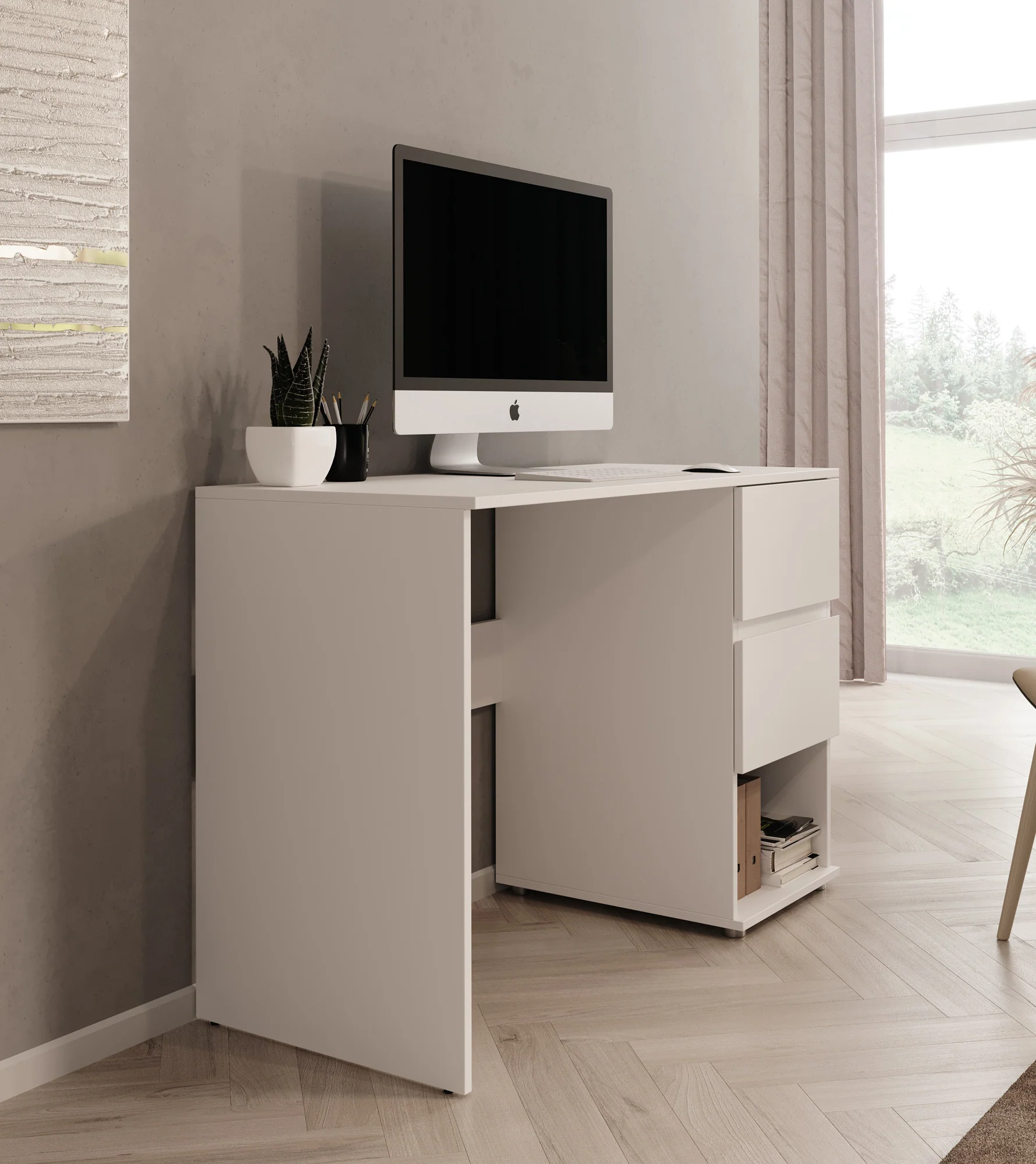 Brussel - Bureau - Wit - 115x50x77 cm - Image 4