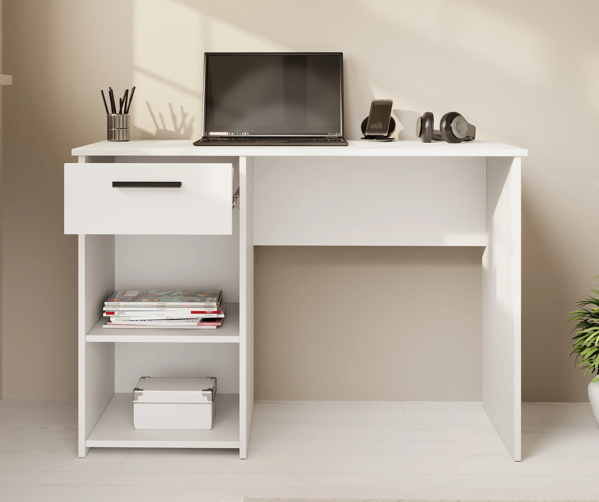 Bellini - Bureau - Wit - 110 cm - Image 2