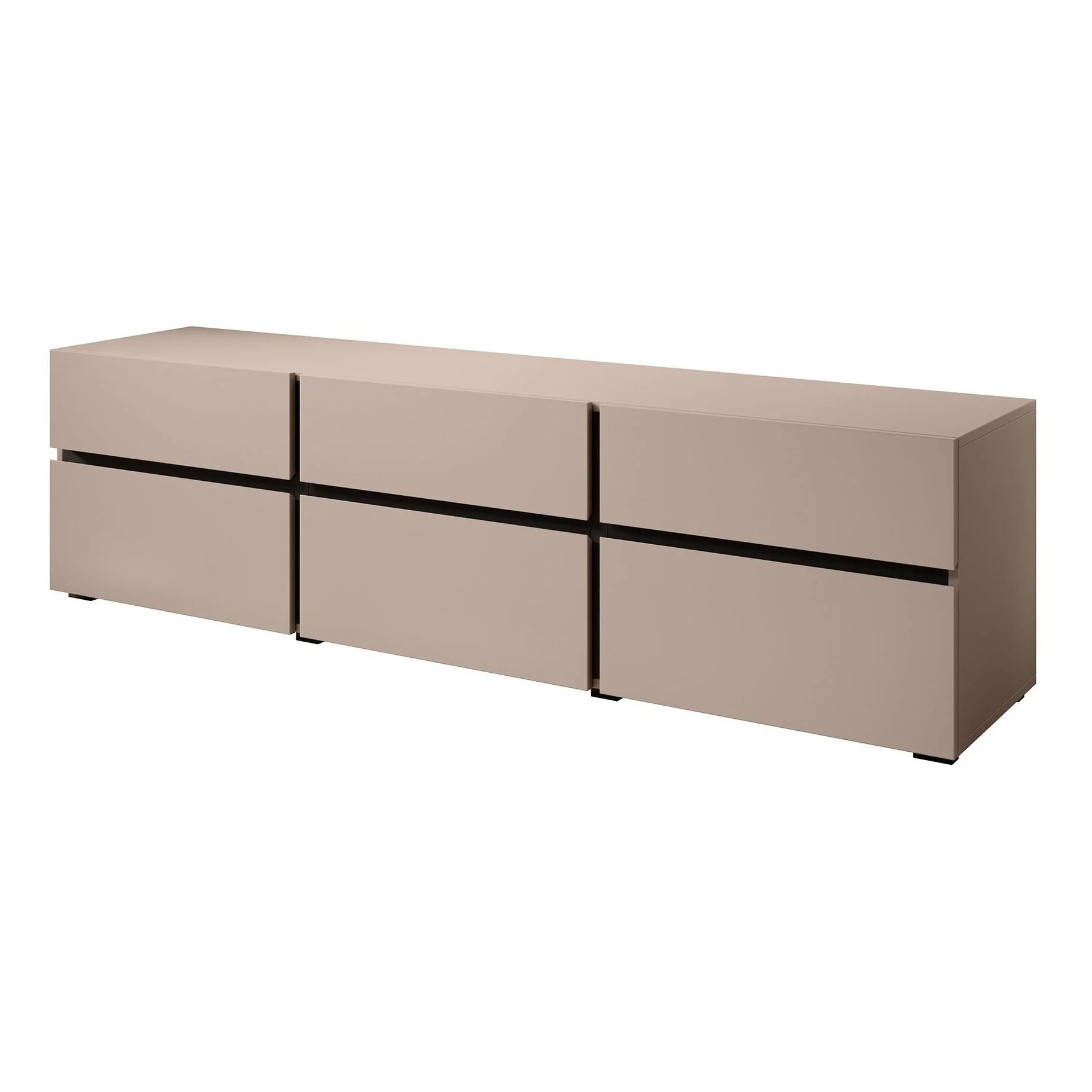 Cainan - TV-Meubel - met 3 lades - Beige - 180 cm - Image 7