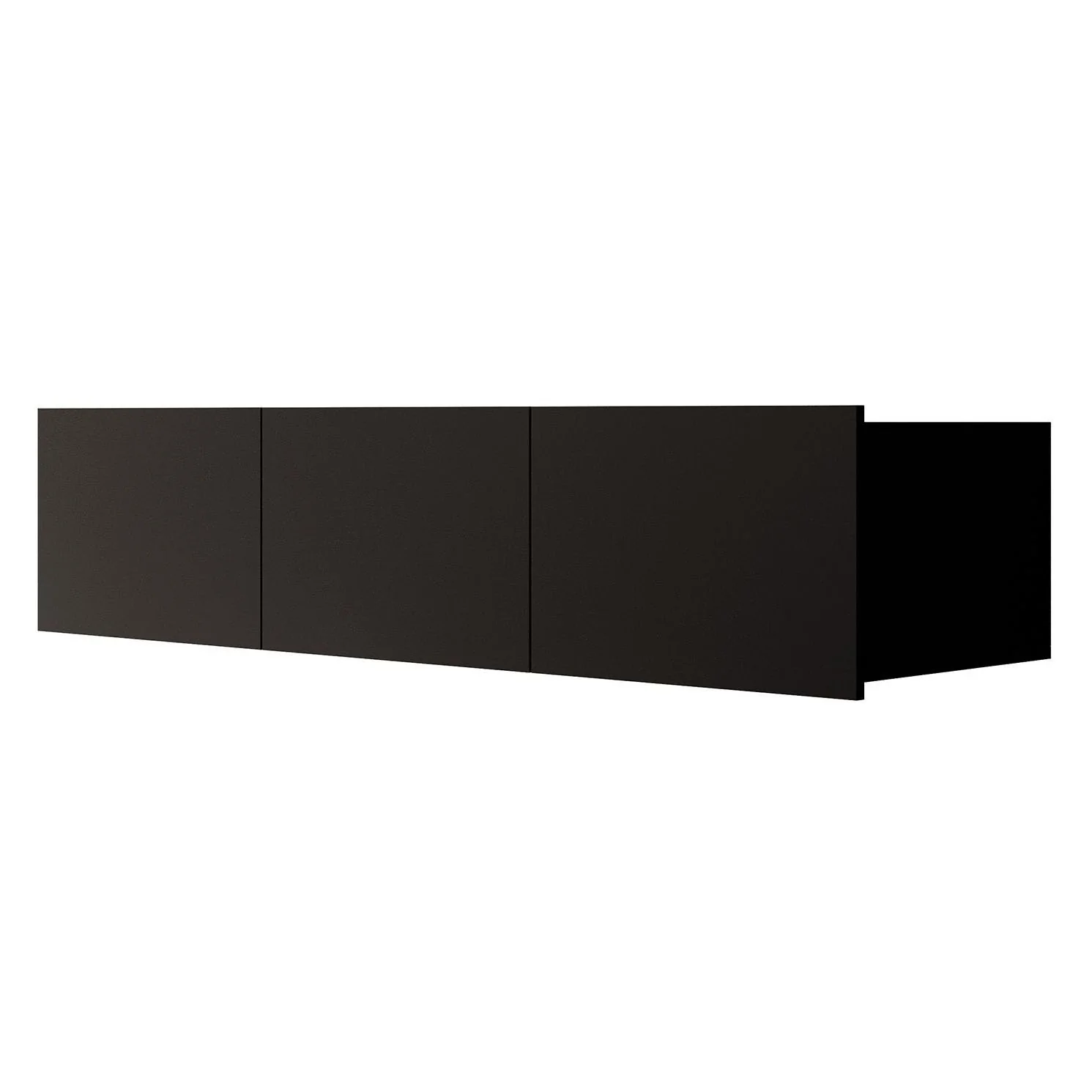 Calabas - TV-Meubel met 3 deuren - Mat zwart - 150x43x37 cm - Image 10