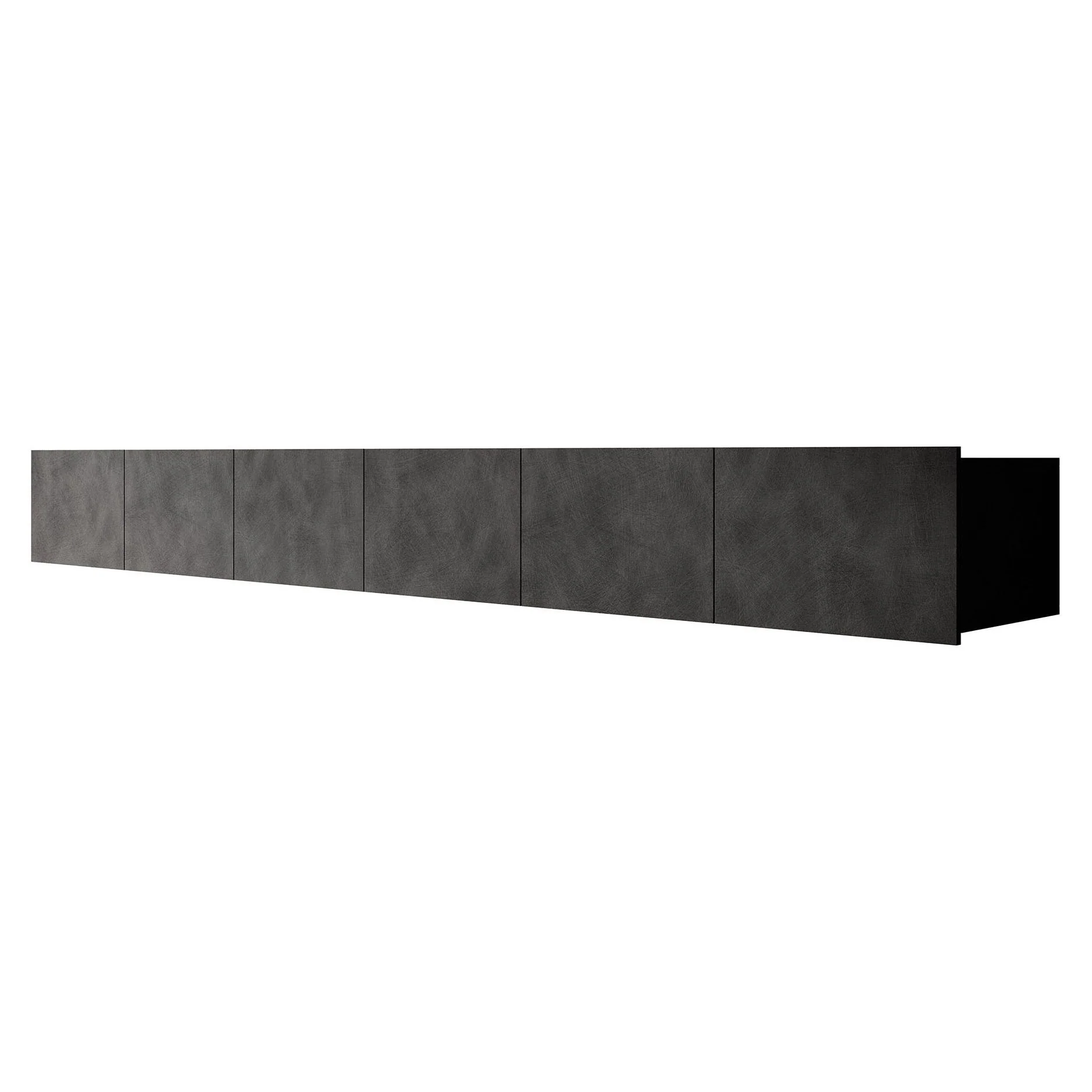 Calabas - TV-Meubel met 6 deuren - Grijs - 300x43x37 cm - Image 10