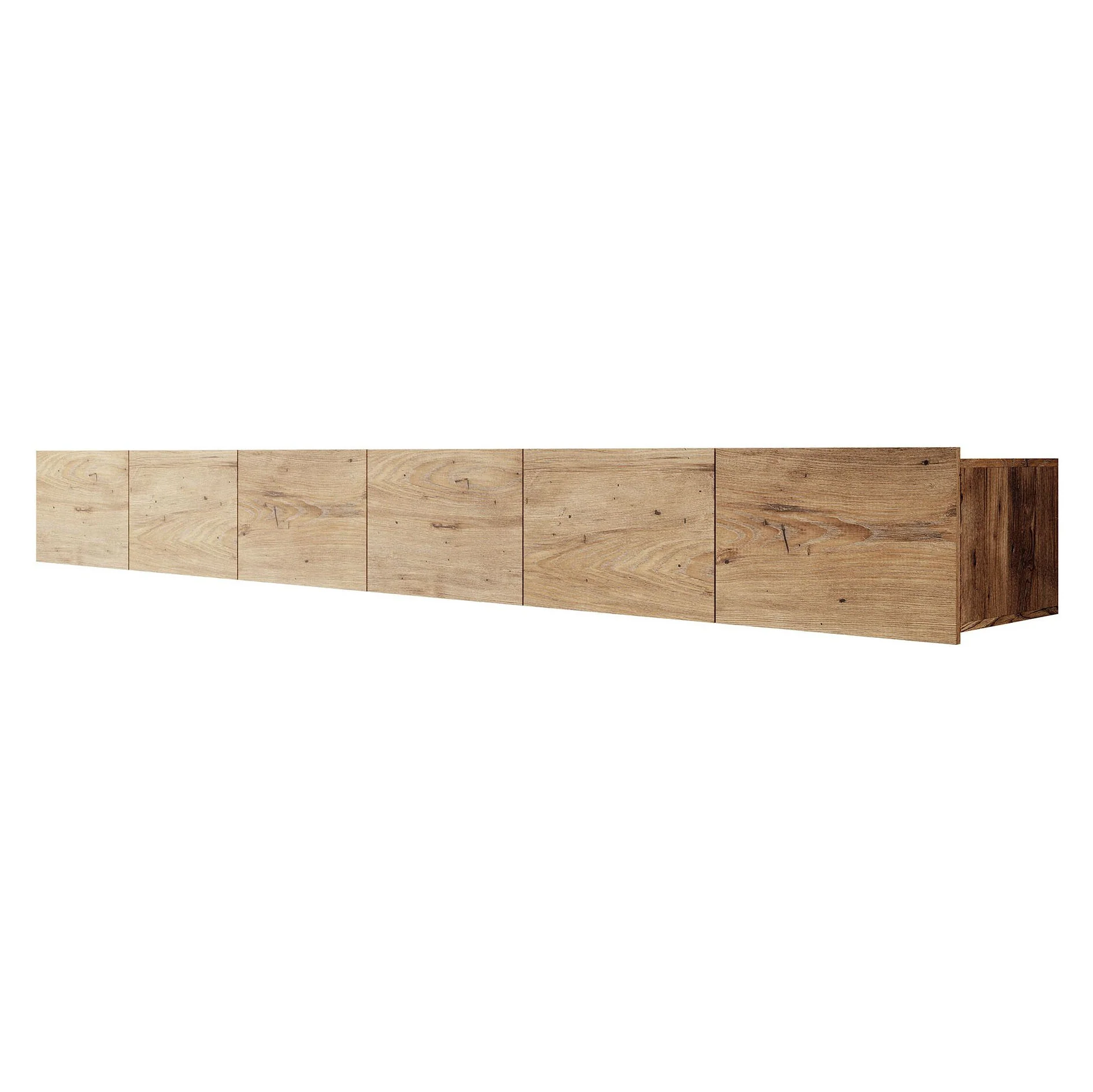 Calabas - TV-Meubel met 6 deuren - Kastanje - 300x43x37 cm - Image 10