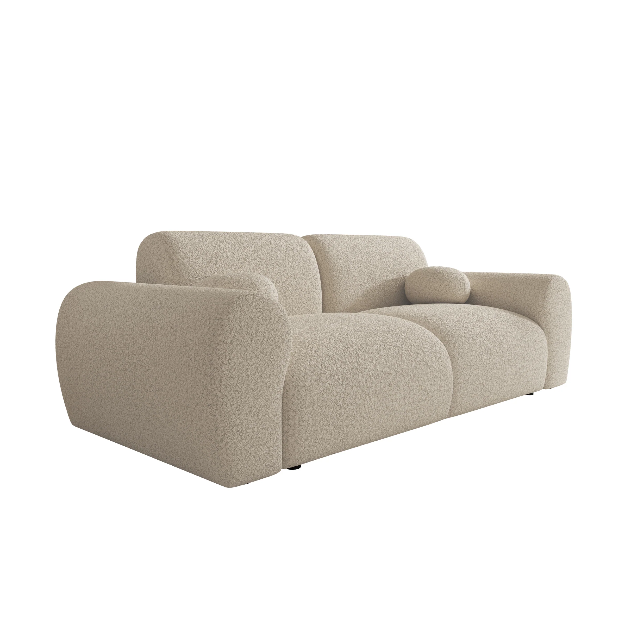 Canyon - 2-zitsbank - Teddystof beige - 205x105x75 cm - Image 4