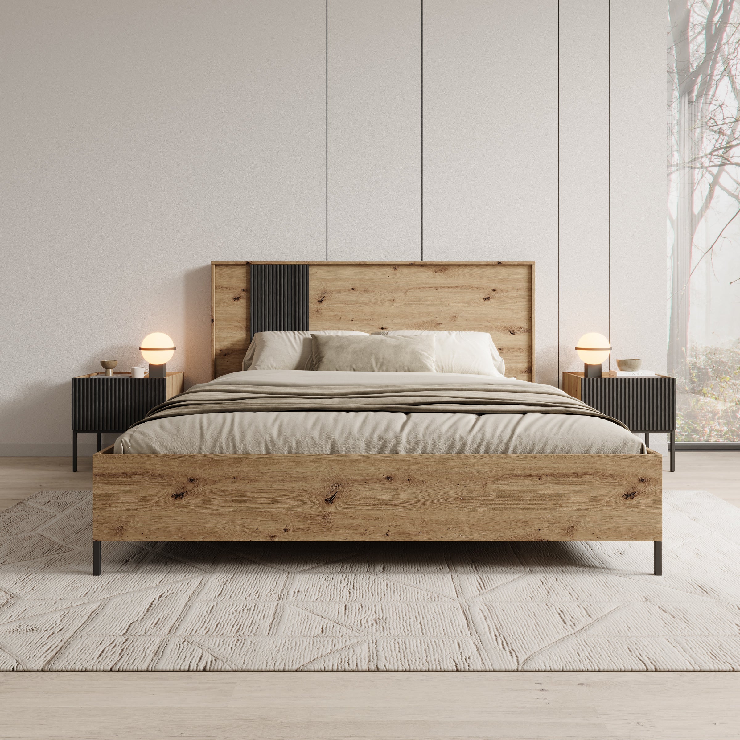 Capri - Tweepersoonsbed - Eiken - 160x200 cm - Image 3