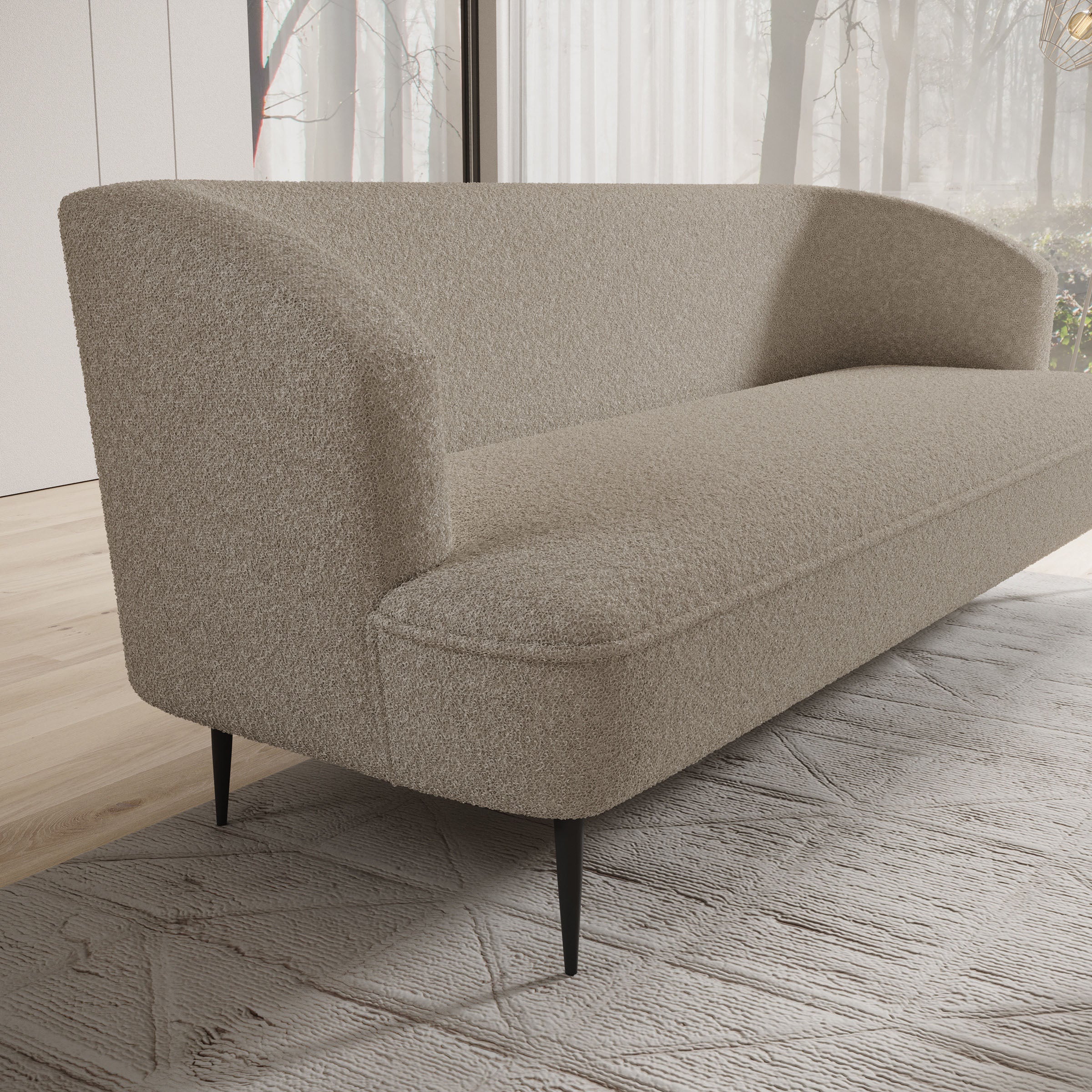 Caracas - 3-zitsbank - Teddystof beige - Image 3