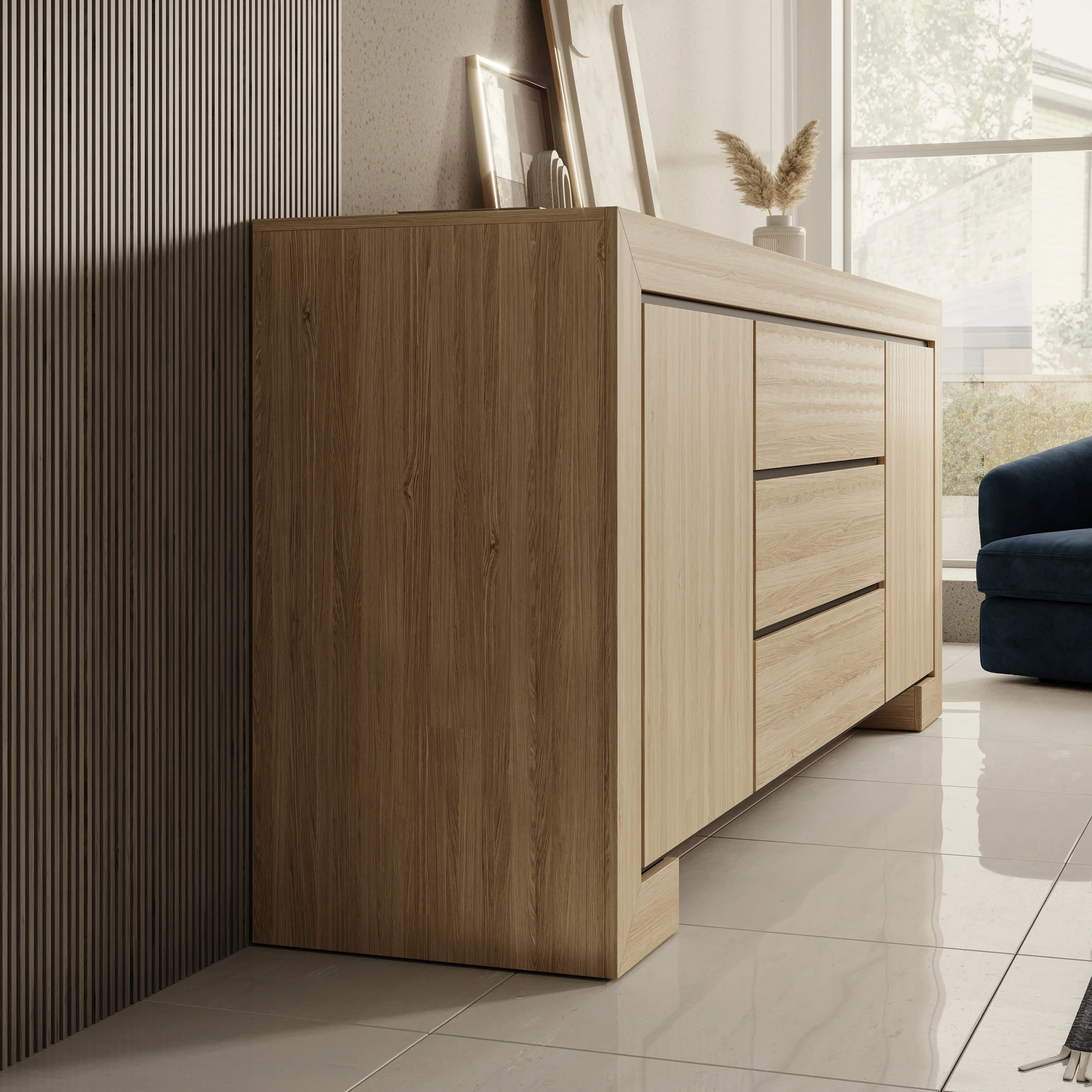Cayuga - Dressoir - Eiken - 225x48x90 cm - Image 4