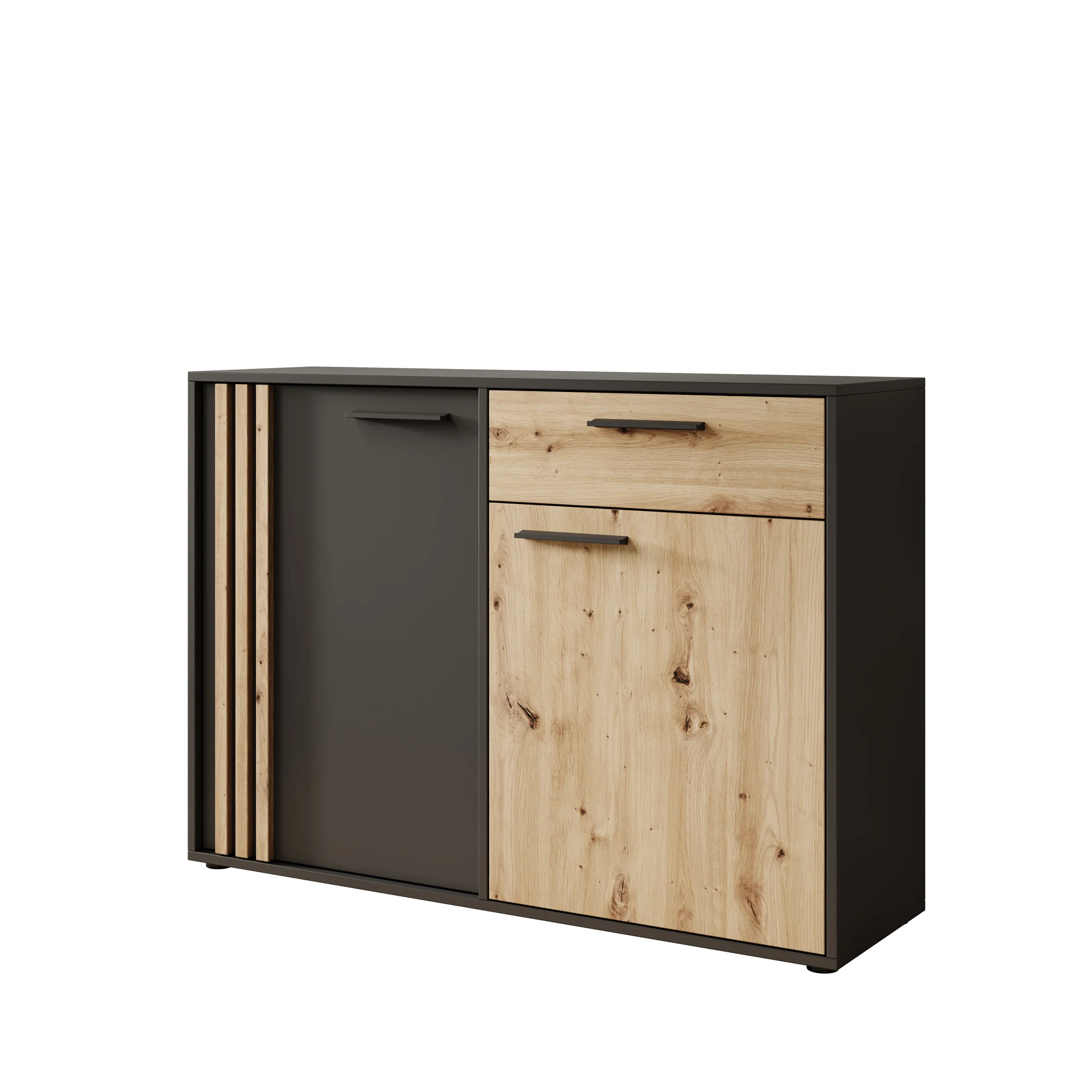 Clover - Dressoir - Eiken/Zwart - 116x34x82 cm - Image 7