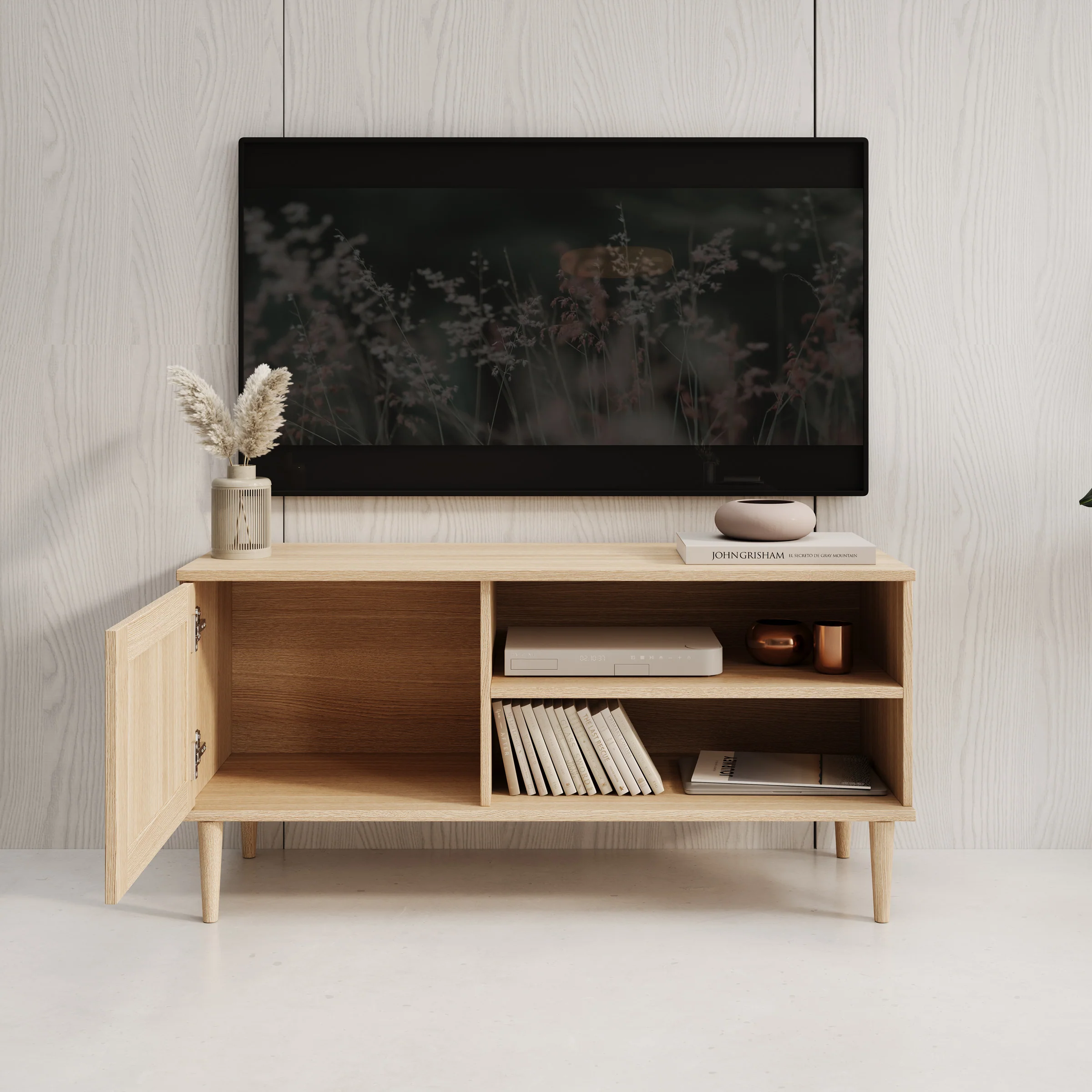 Crimson - TV-Meubel - Eiken - 120x41x58 cm - Image 2
