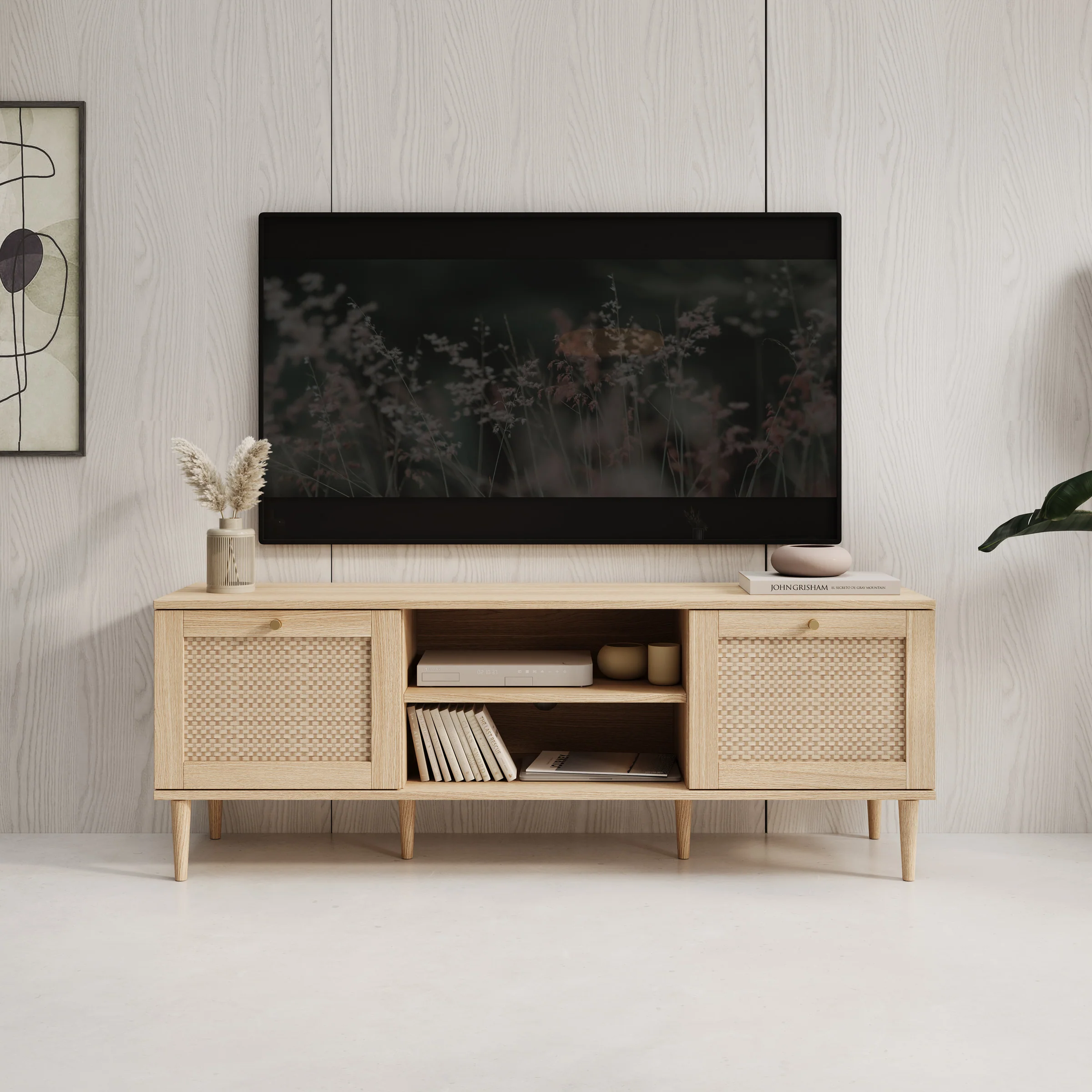 Crimson - TV-Meubel - Eiken - 160x41x58 cm - Image 3