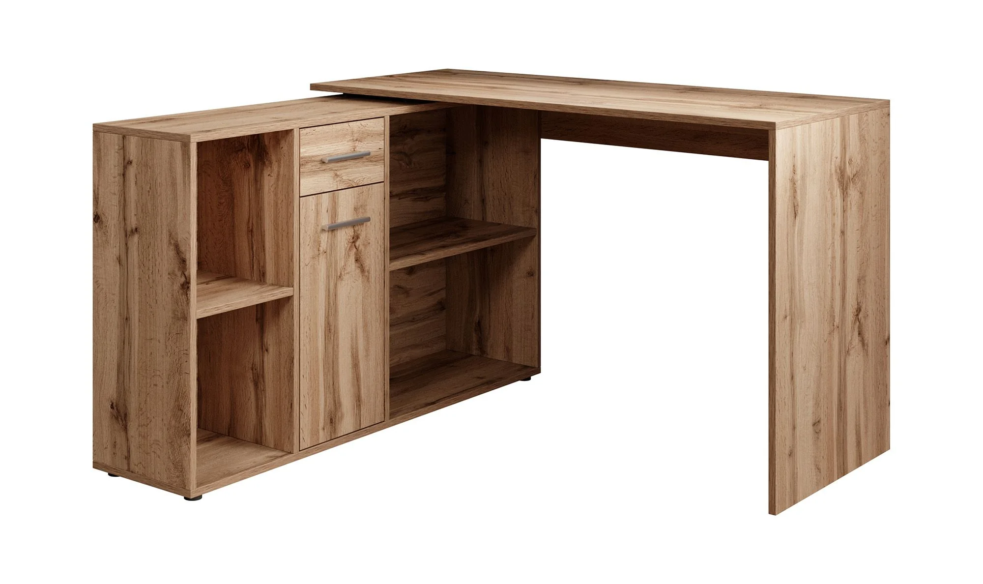 Crister - Bureau - Eiken - 122x120 cm - Image 10