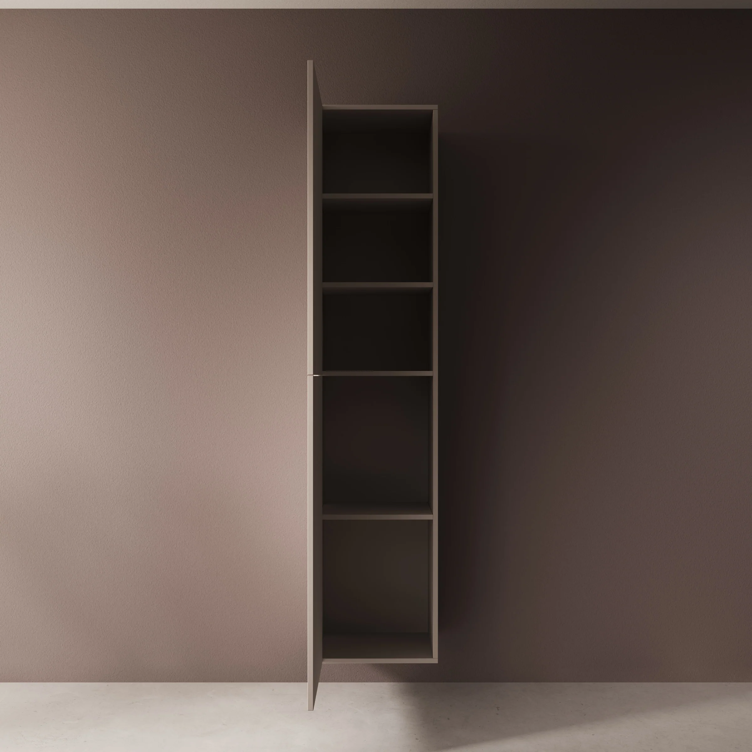 Cruzar - Vitrinekast - Beige - 40x30x180 cm - Image 2