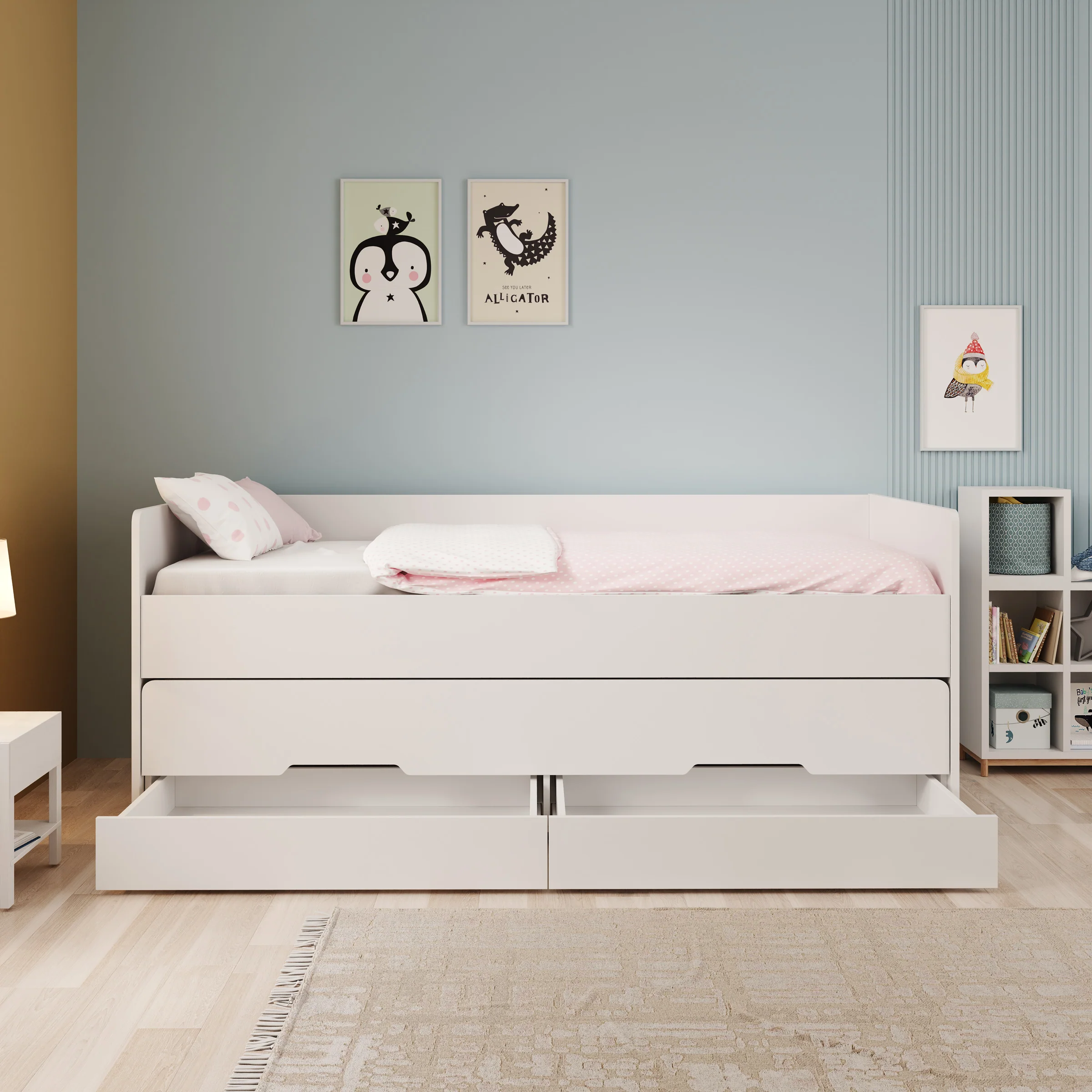 Daiquiri - Kinderbed - Wit - 203x94x83 cm - Image 3