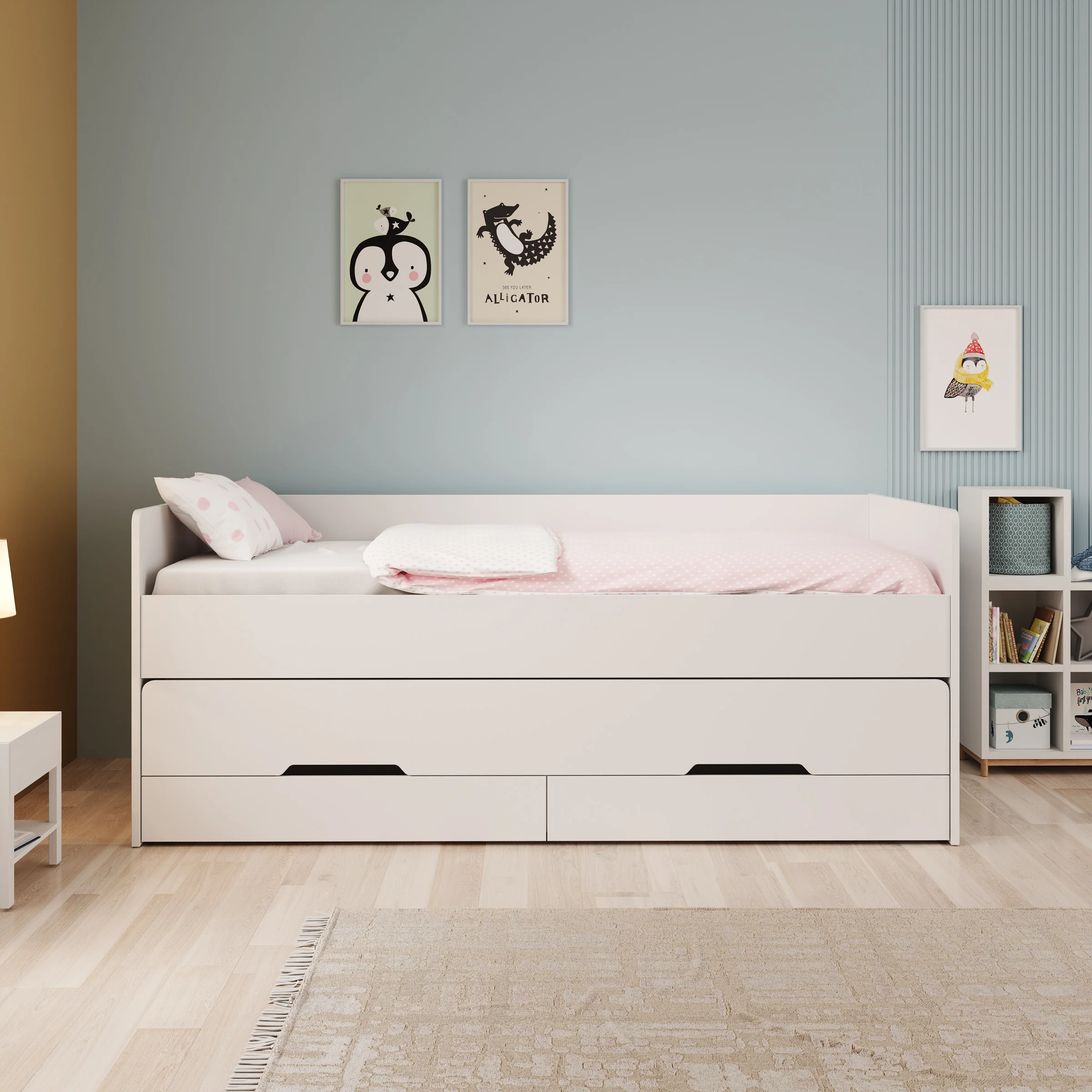 Daiquiri - Kinderbed - Wit - 203x94x83 cm - Image 4