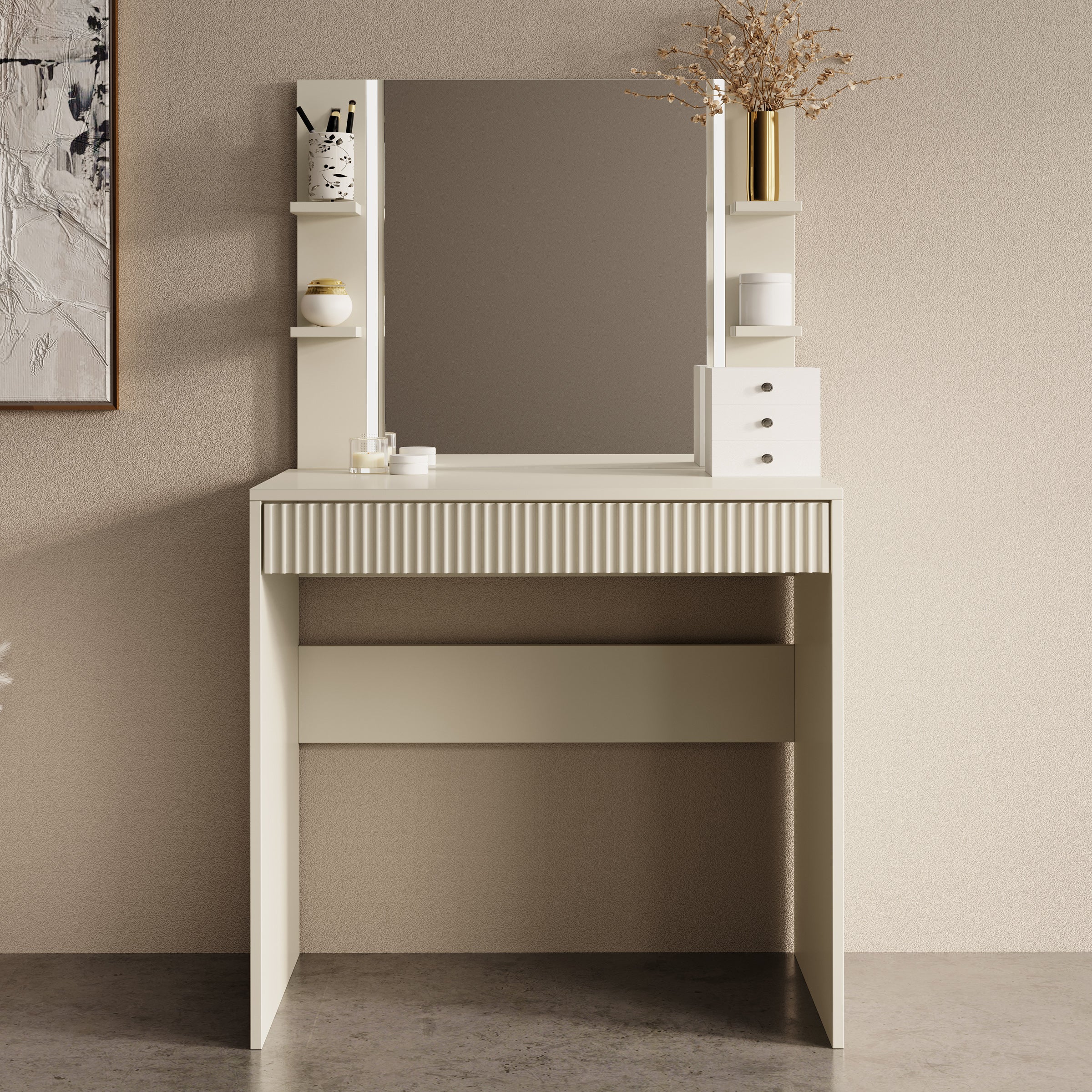 Delaware - Kaptafel - Beige - 80x40 cm - Image 3