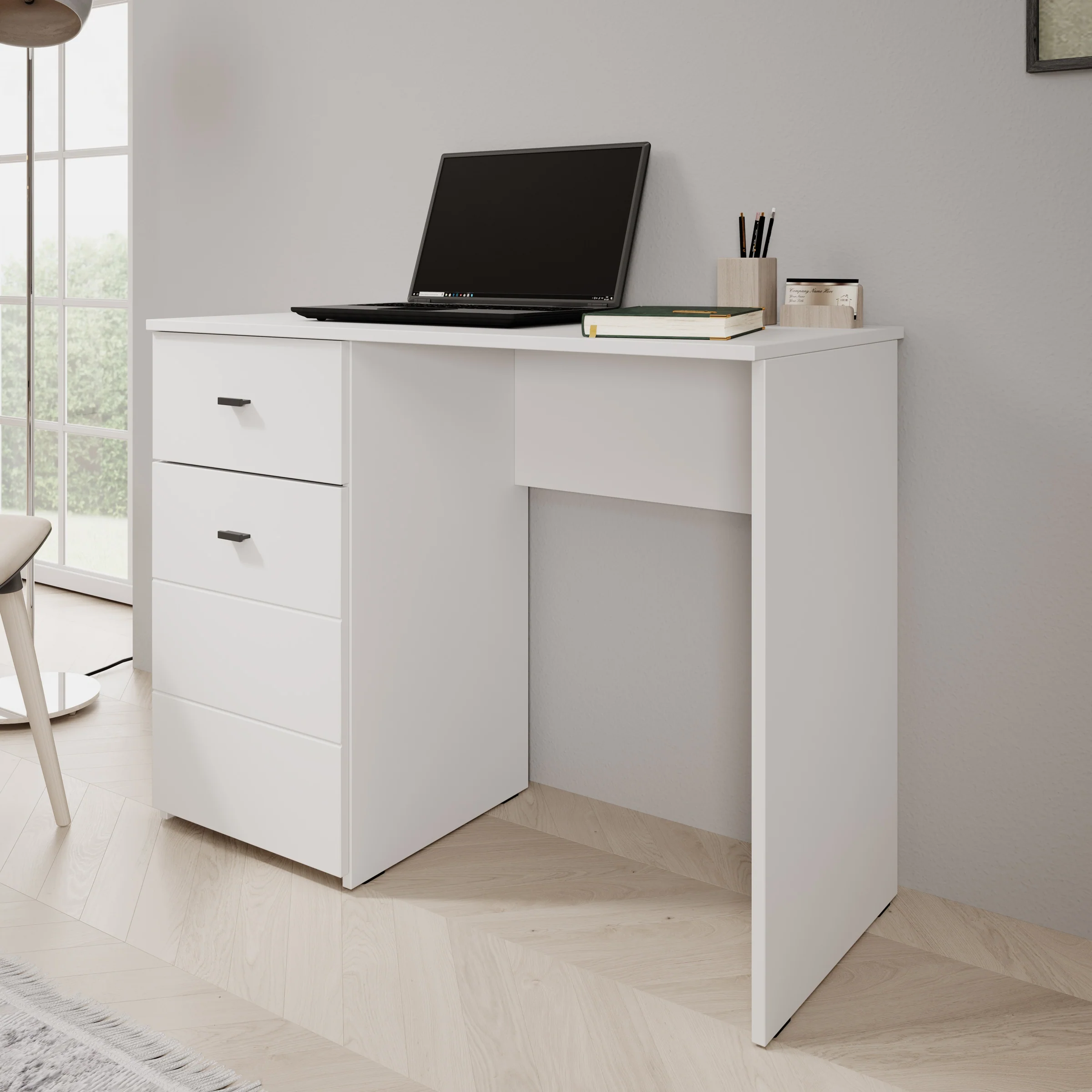 Denso - Bureau - Wit - 98x45x74 cm