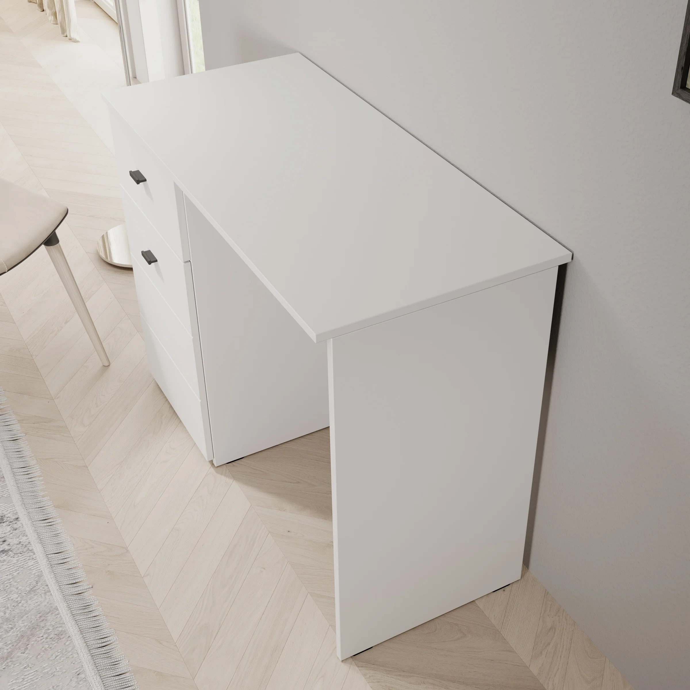 Denso - Bureau - Wit - 98x45x74 cm - Image 5