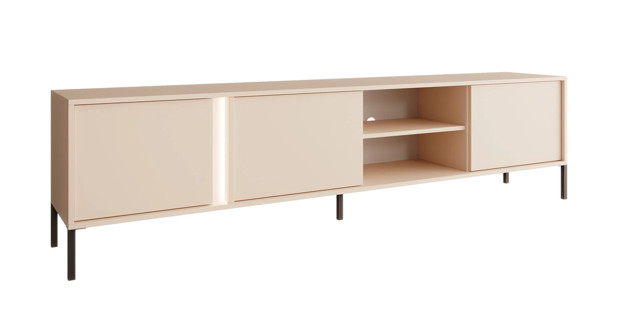 Desert - TV-Meubel met 3 deuren - Beige - 203 cm - Image 6