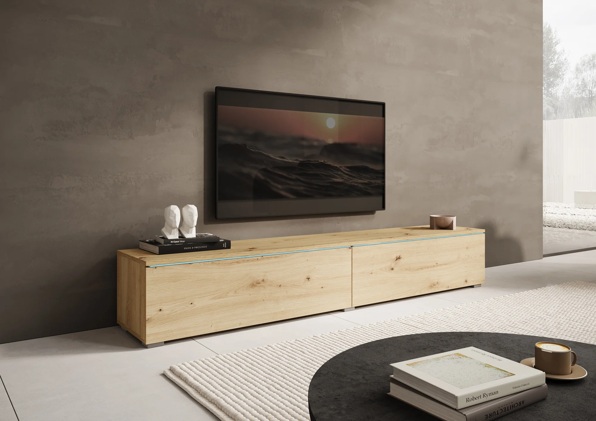 Dixon - TV-Meubel - Licht eiken  - 180 cm - Image 2