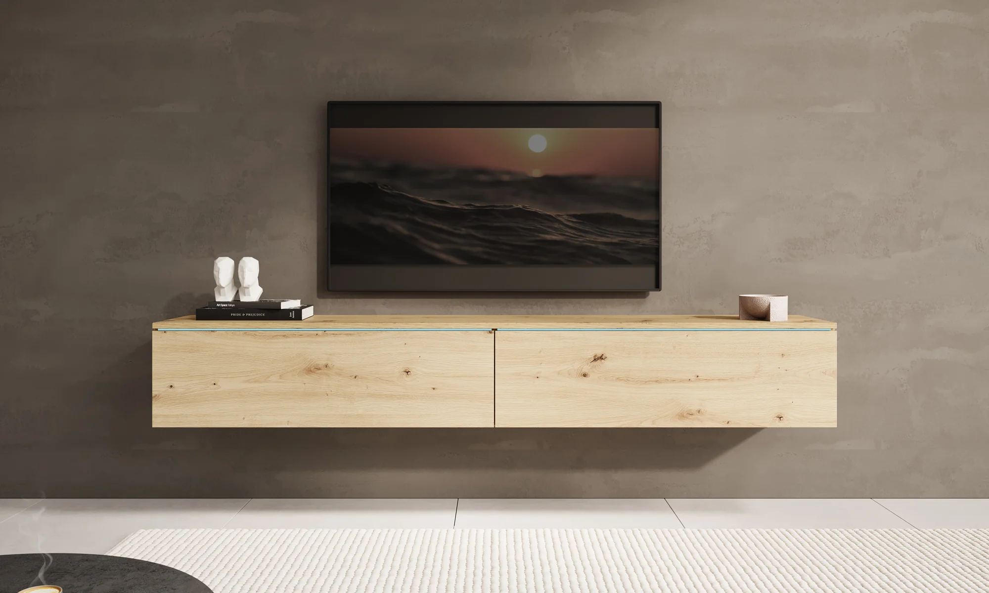 Dixon - TV-Meubel - Licht eiken  - 180 cm - Image 3