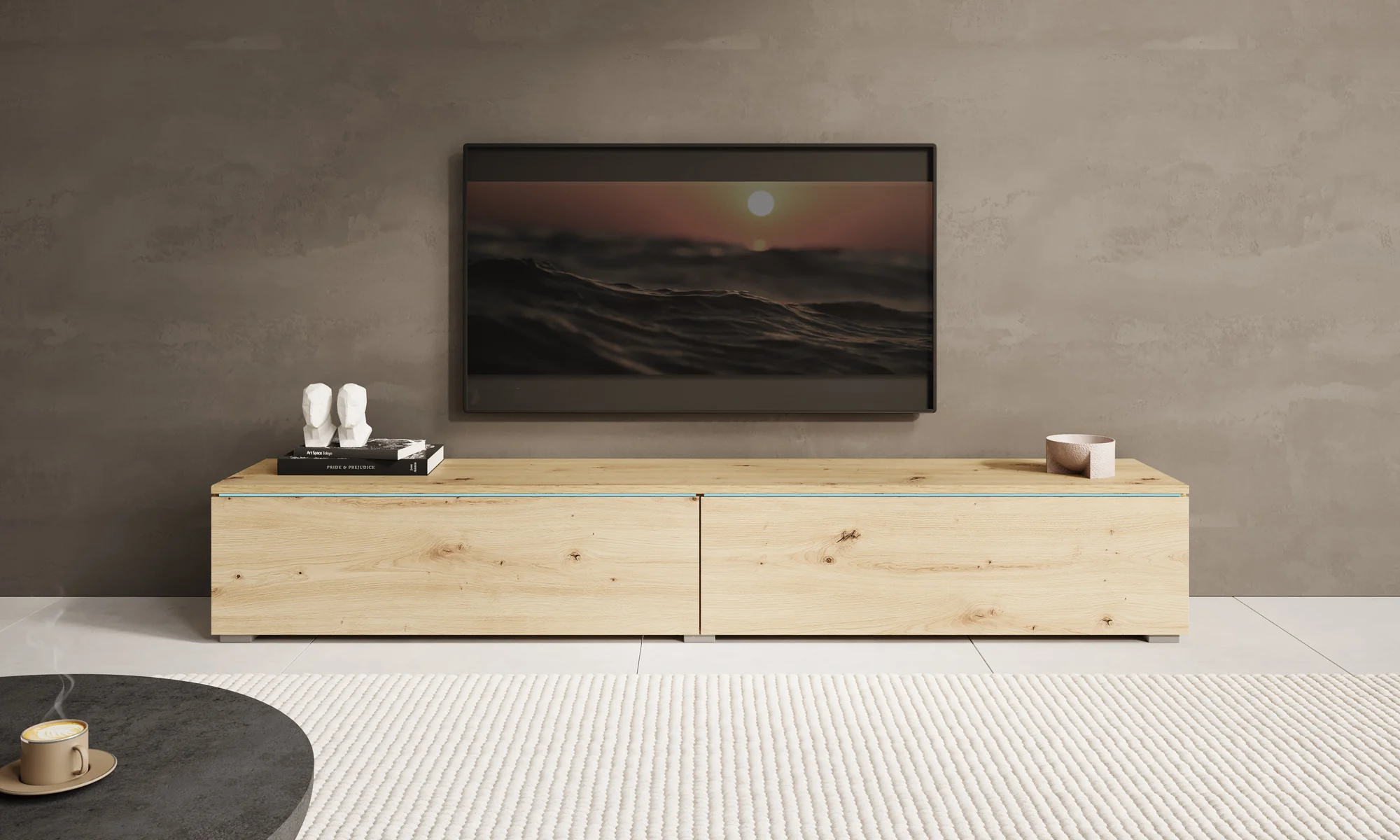 Dixon - TV-Meubel - Licht eiken  - 180 cm - Image 4