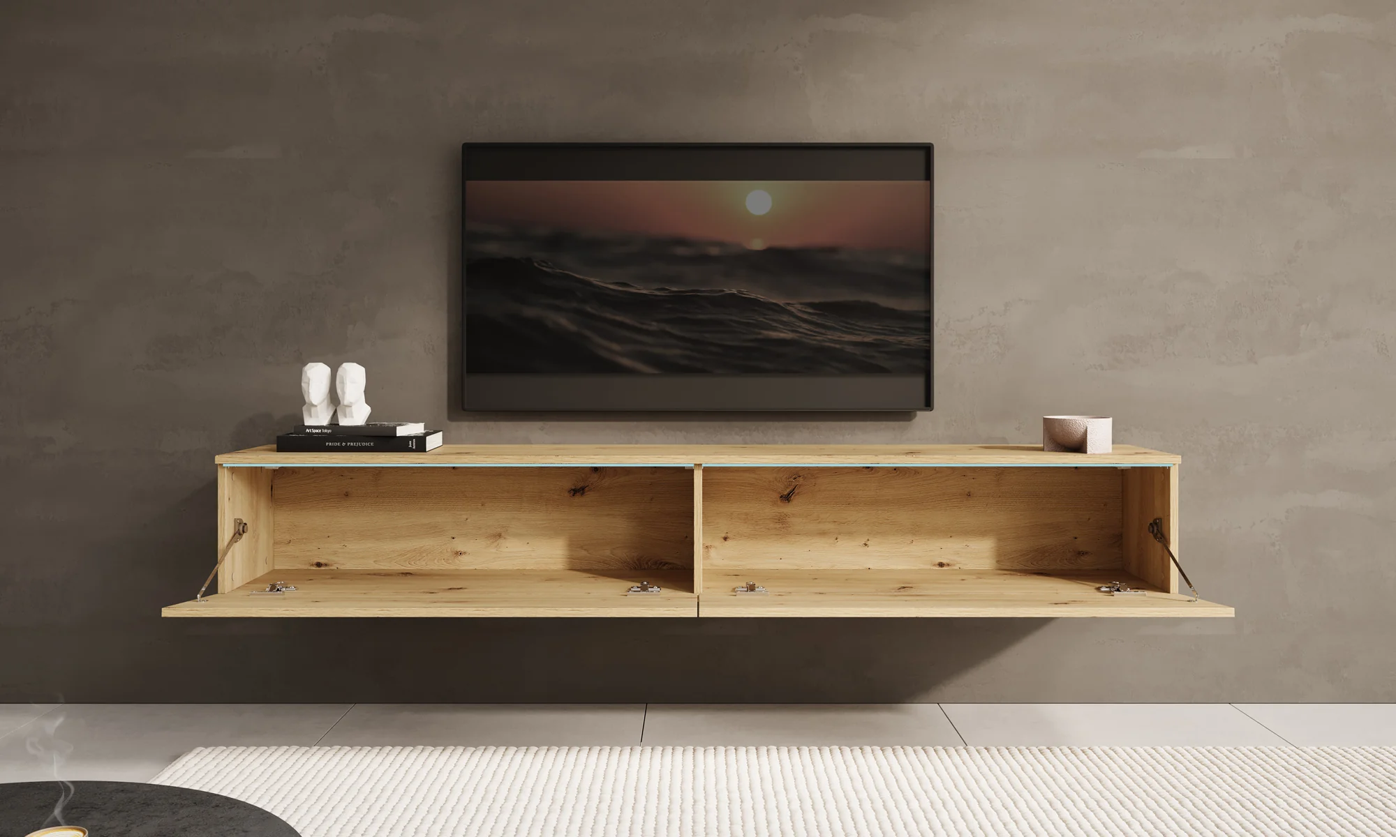 Dixon - TV-Meubel - Licht eiken  - 180 cm - Image 5