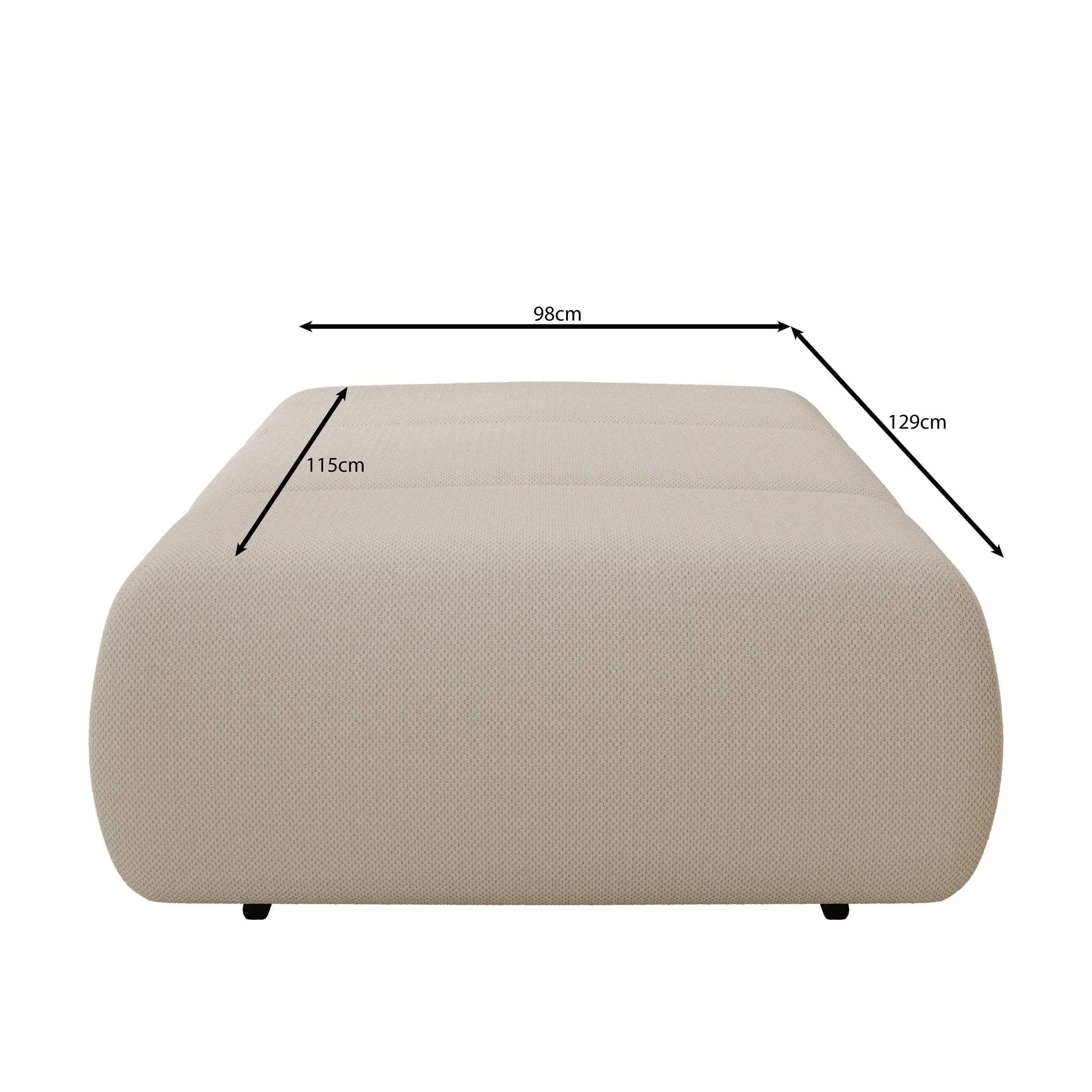Dolo - Fauteuil - Stof beige - 98x129x82 cm - Image 6