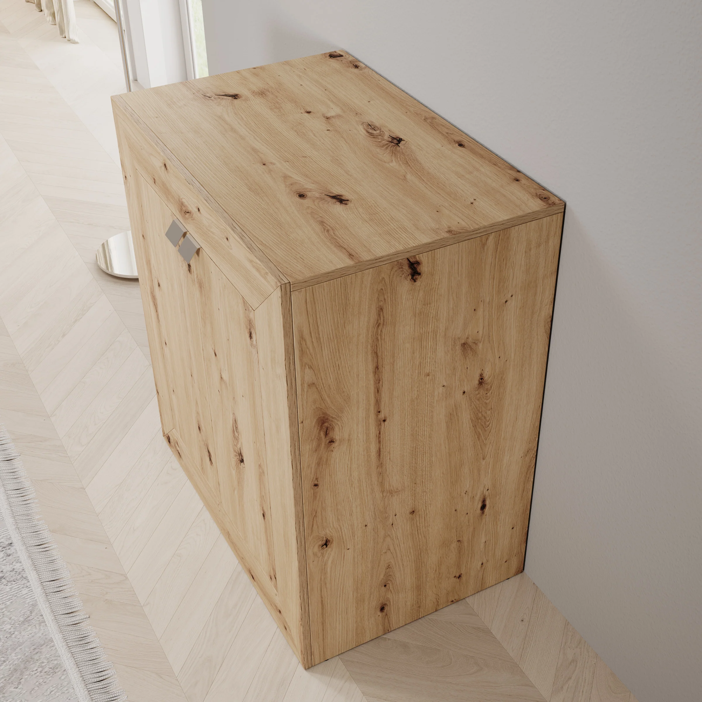 Emino - Bureau - Eikenpatroon - 72x47x79 cm - Image 6