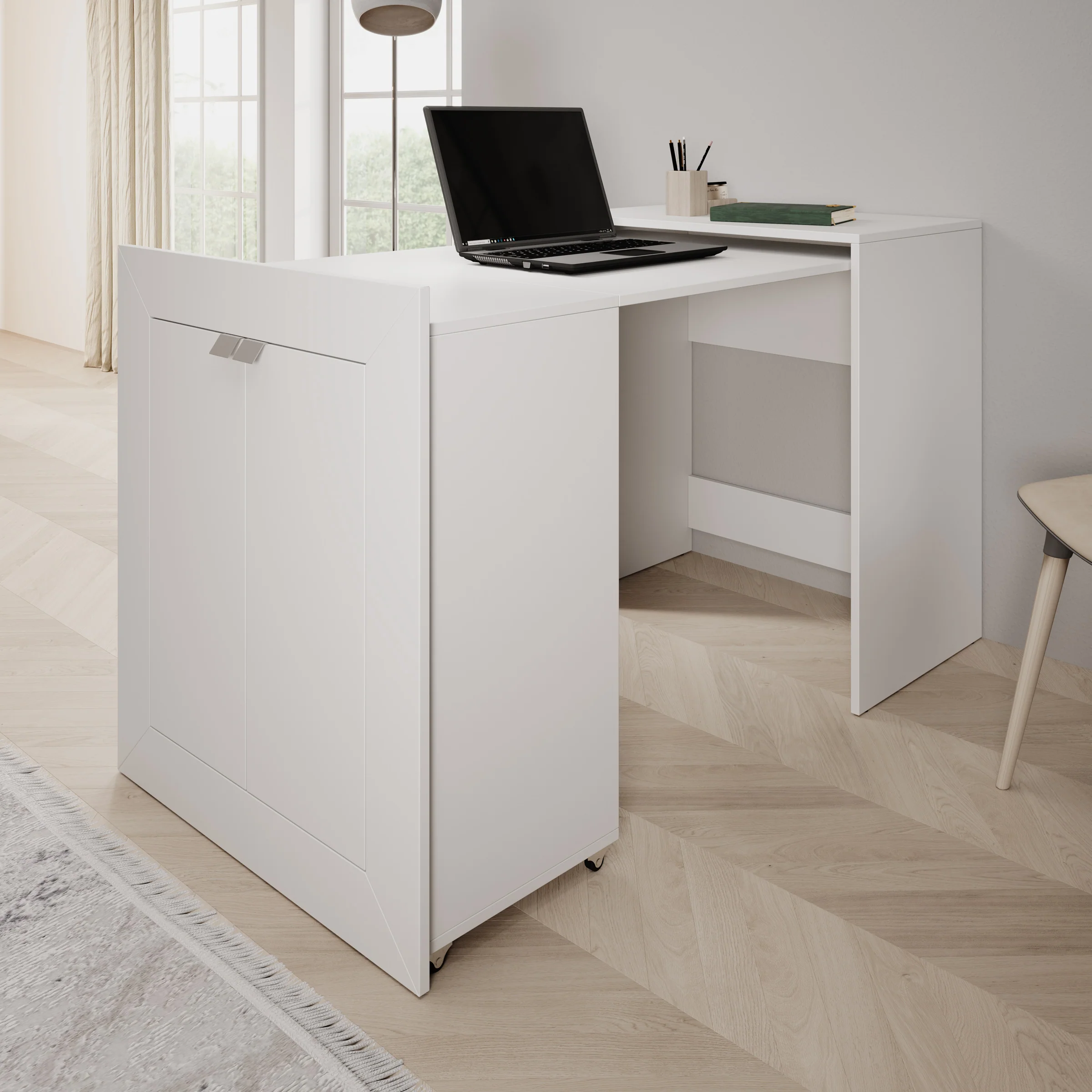 Emino - Bureau - Wit - 72x47x79 cm - Image 2