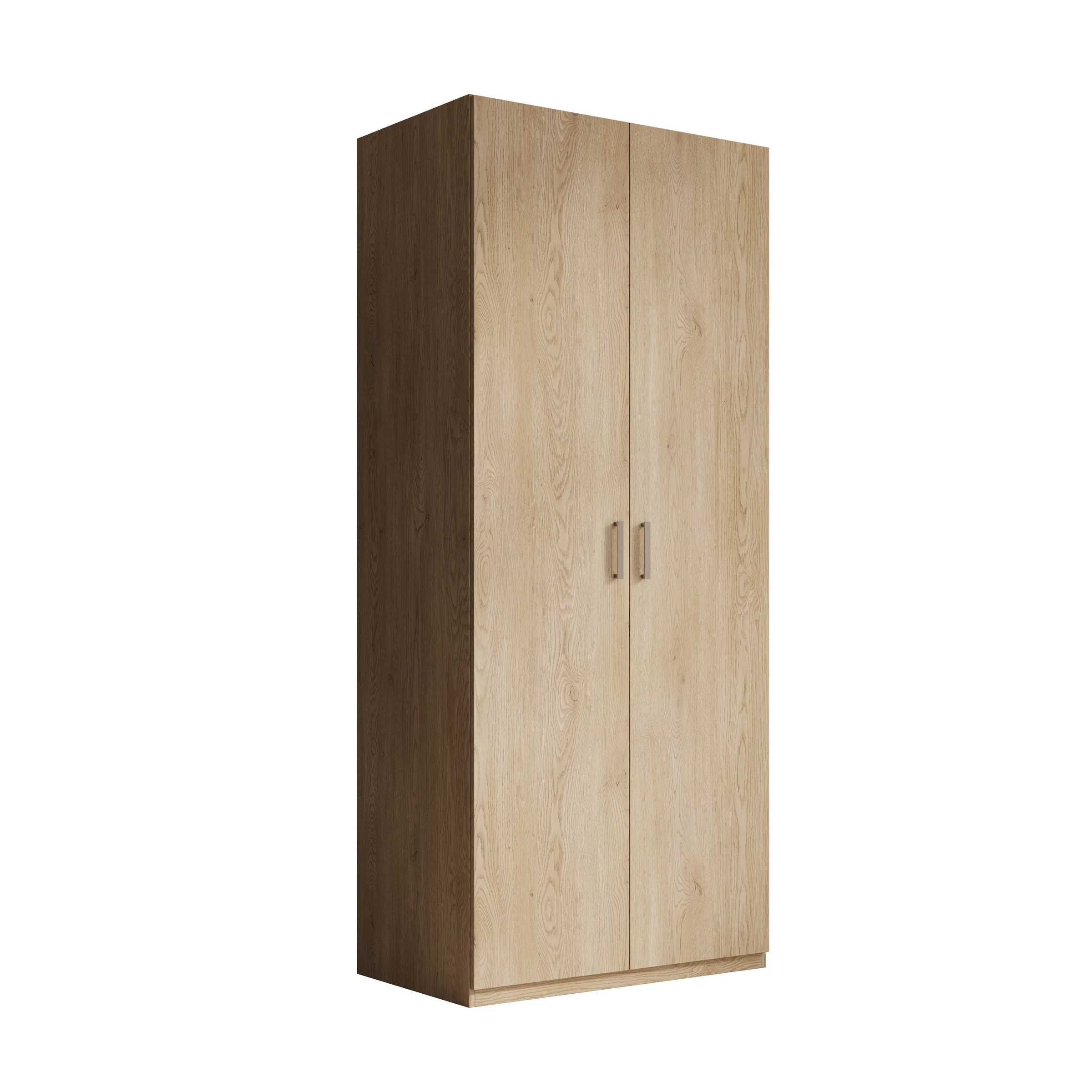 Enzio - Kledingkast 2 deurs - Eikenpatroon - 90x54x211 cm - Image 6