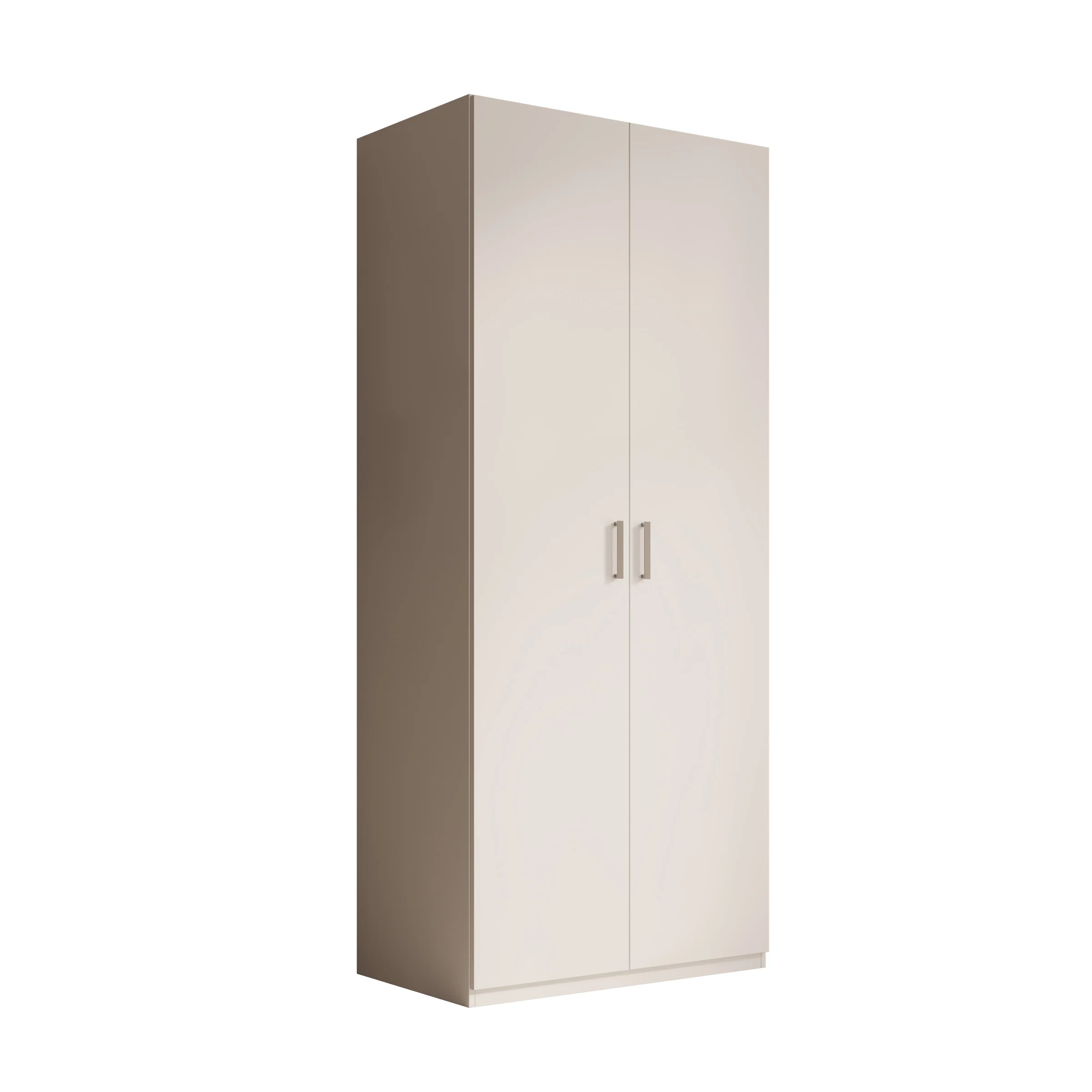 Enzio - Kledingkast 2 deurs - Wit - 90x54x211 cm - Image 6