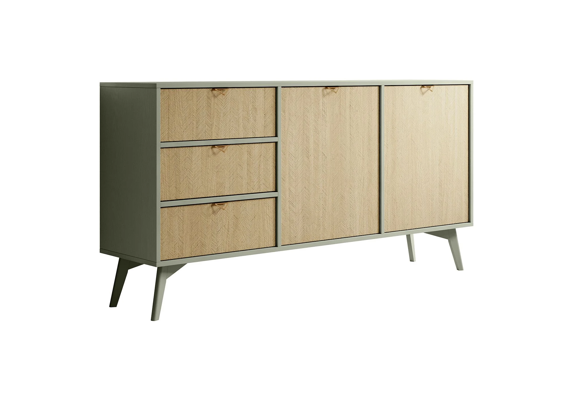 Essence - Dressoir - Groen/licht eiken - 158x38x81 cm - Image 7