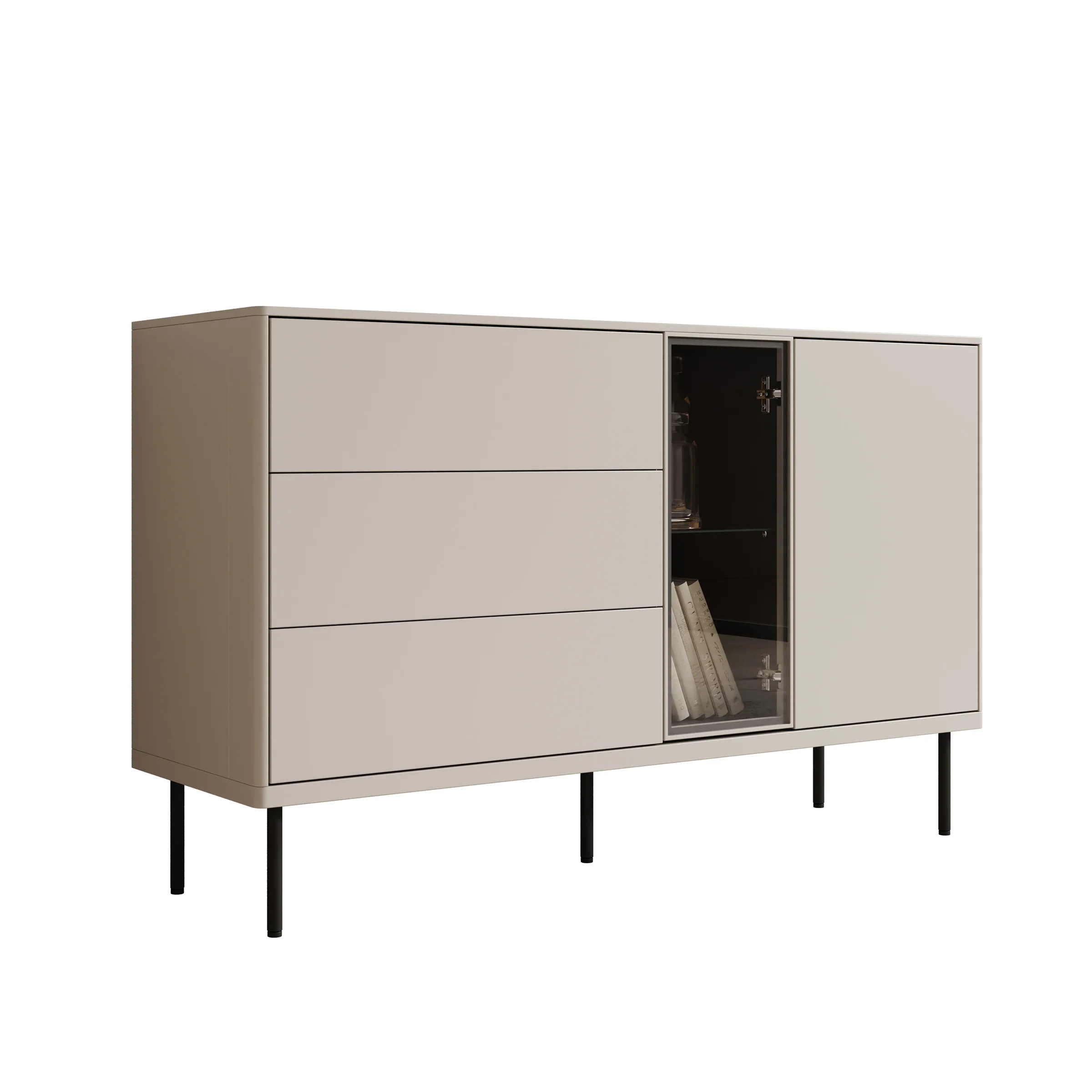 Estrella - Dressoir - Beige - 134x41x83 cm - Image 7