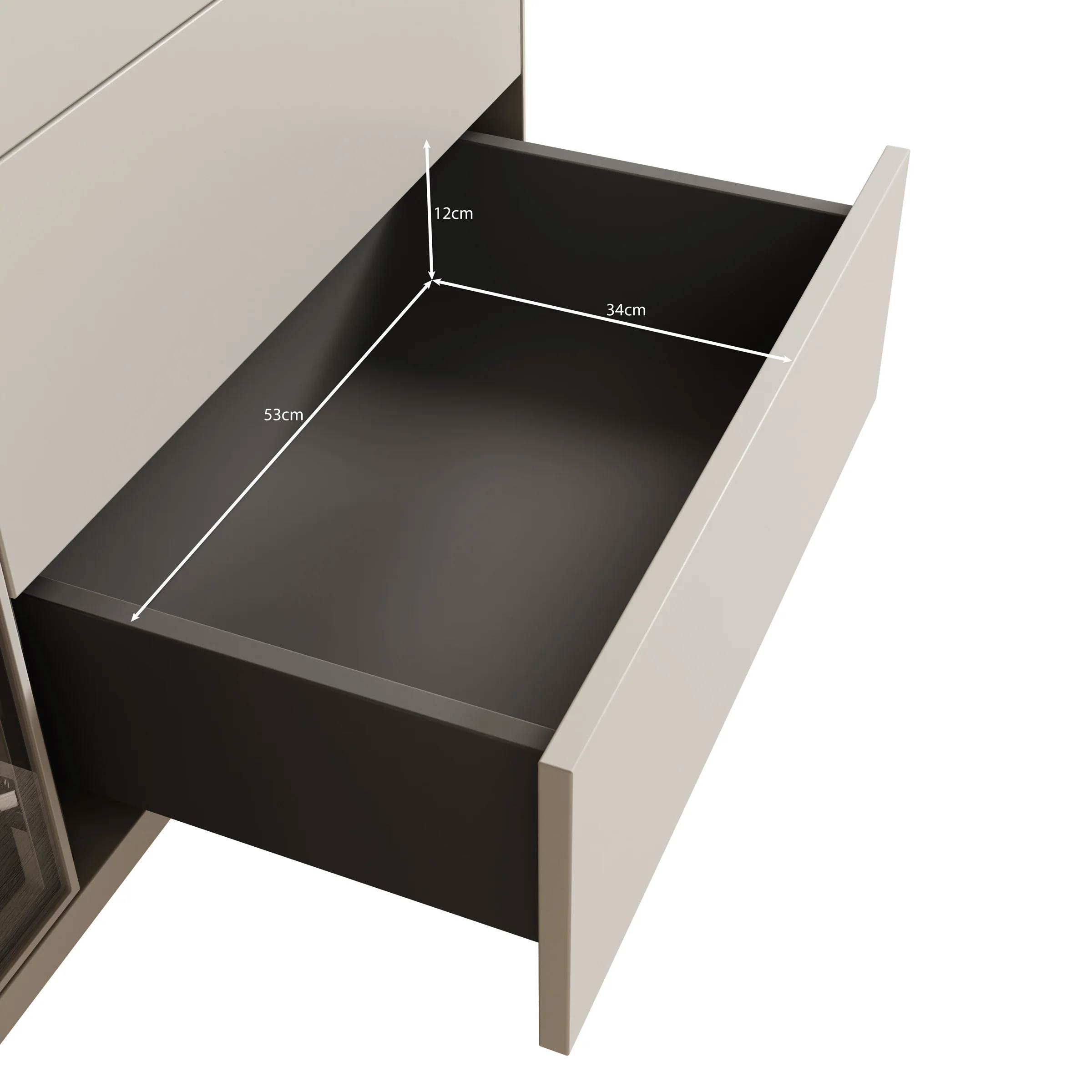 Estrella - Dressoir - Beige - 194x41x83 cm - Image 6