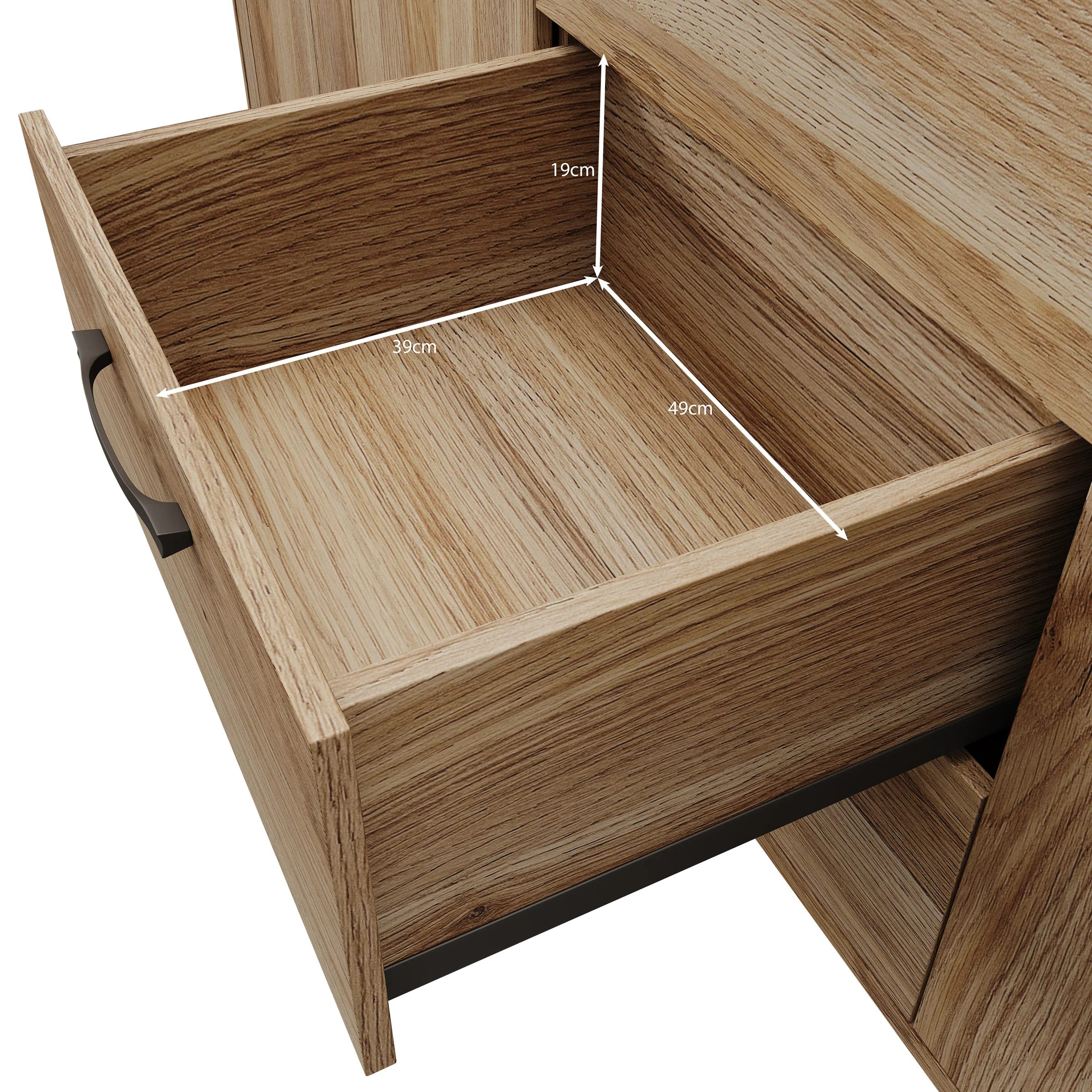 Falero - Dressoir - Eikenpatroon - 220x50x88 cm - Image 6