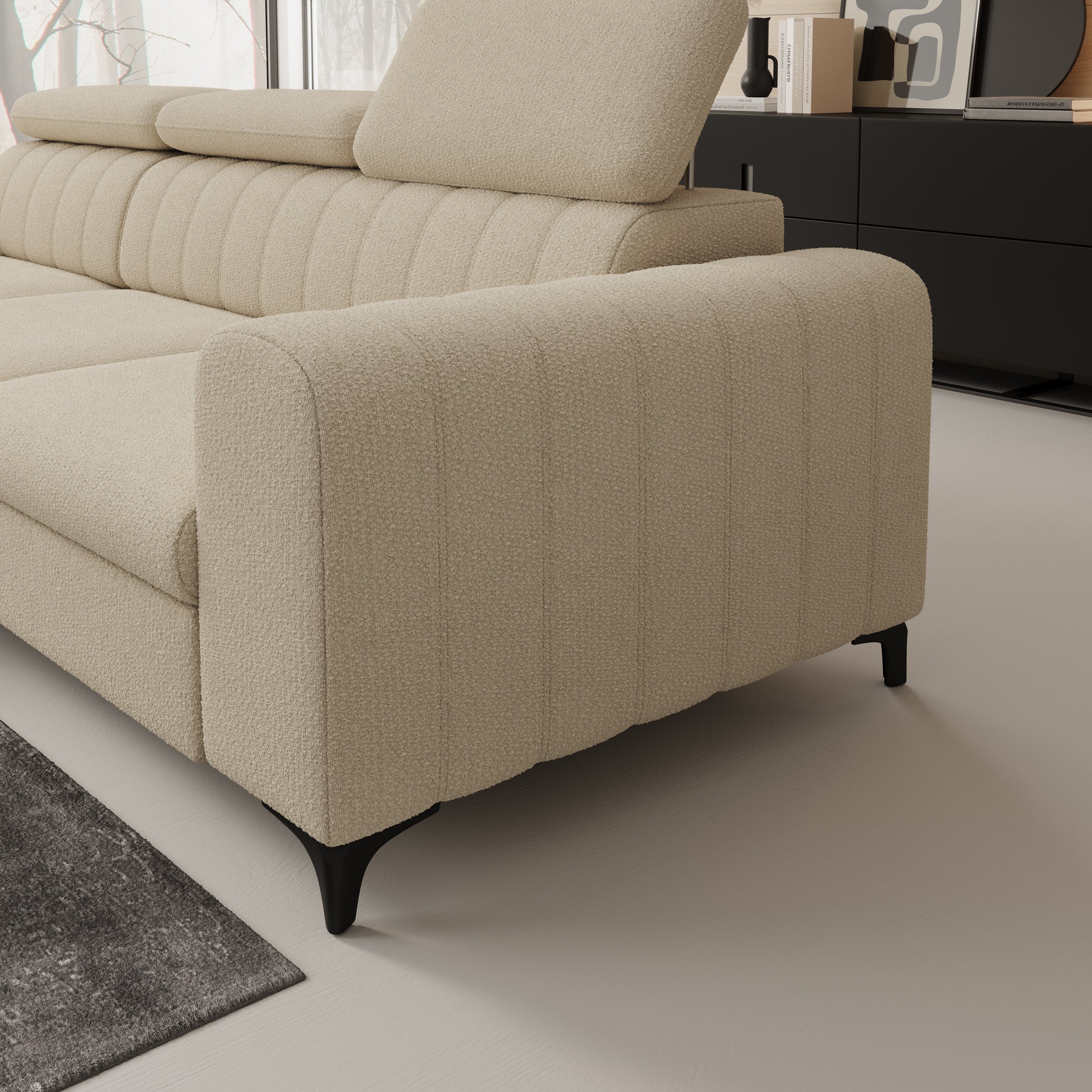 Fanoe - Hoekbank 3-zits met chaise longue - Stof beige - Links - Image 3