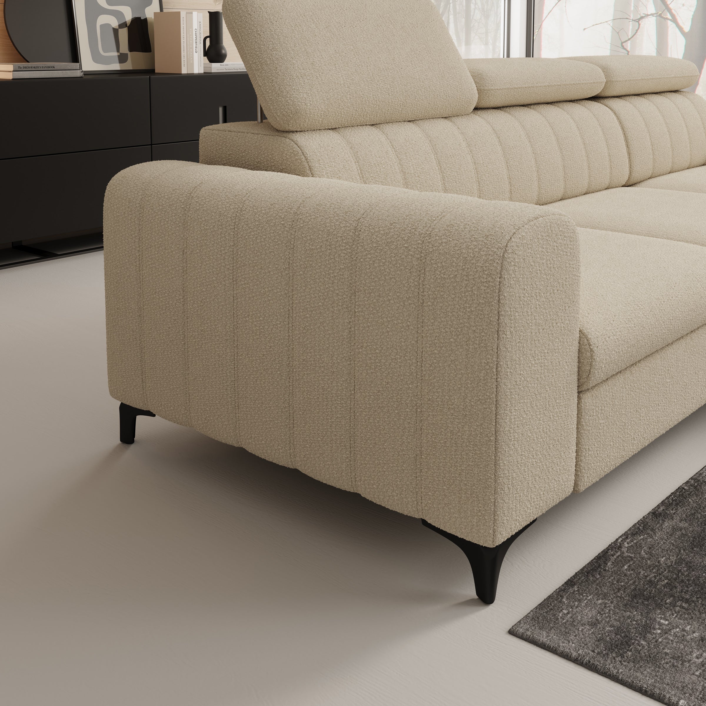 Fanoe - Hoekbank 3-zits met chaise longue - Stof beige - Rechts - Image 3