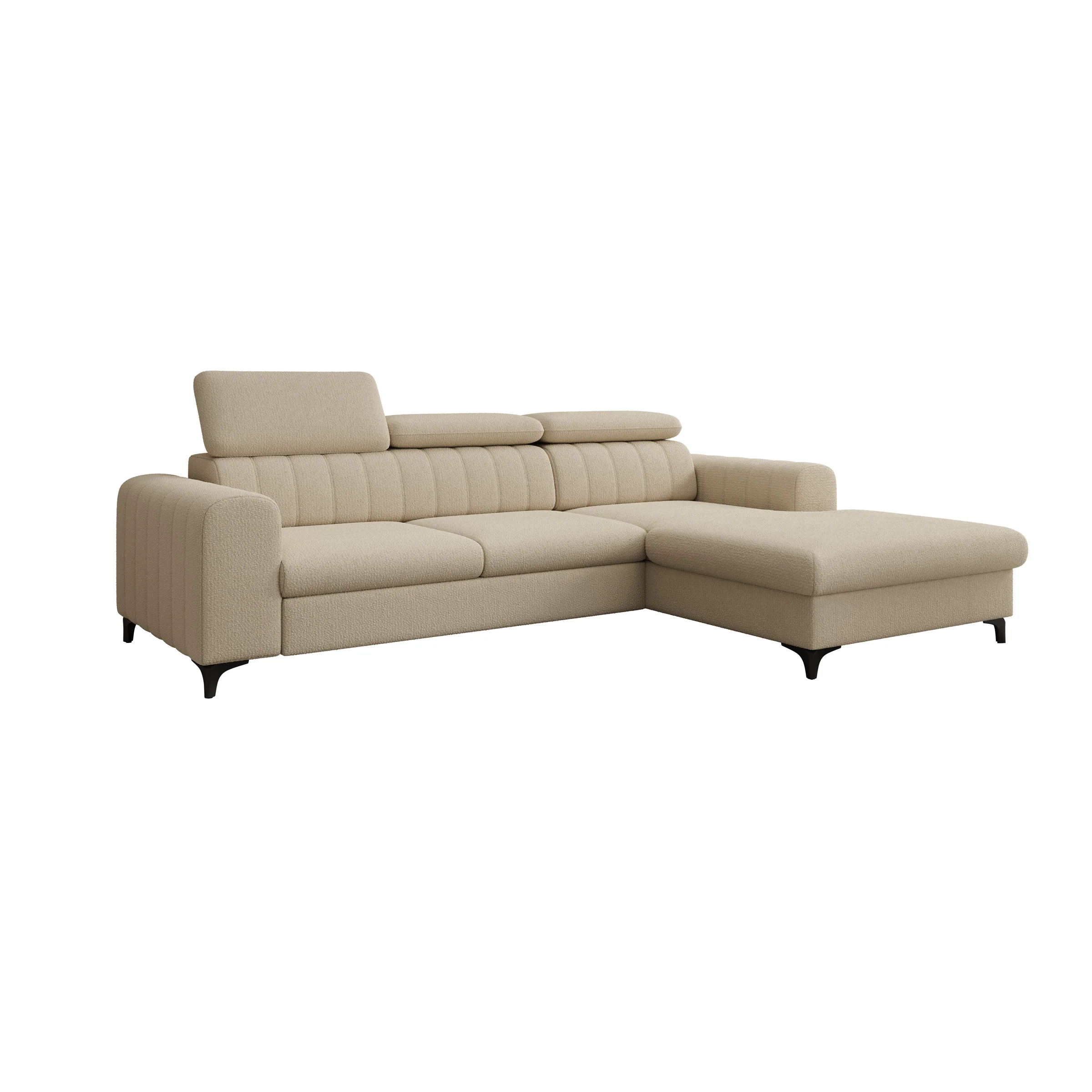 Fanoe - Hoekbank 3-zits met chaise longue - Stof beige - Rechts - Image 5