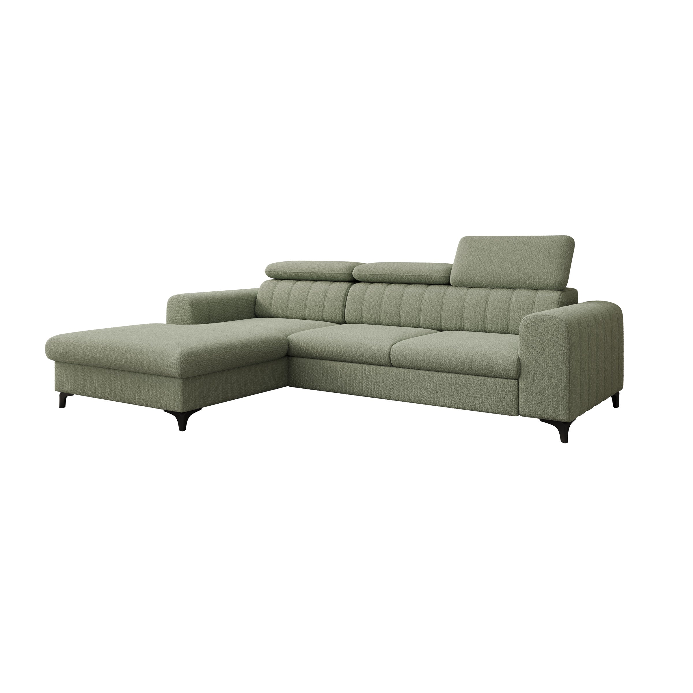 Fanoe - Hoekbank 3-zits met chaise longue - Stof groen - Links - Image 5