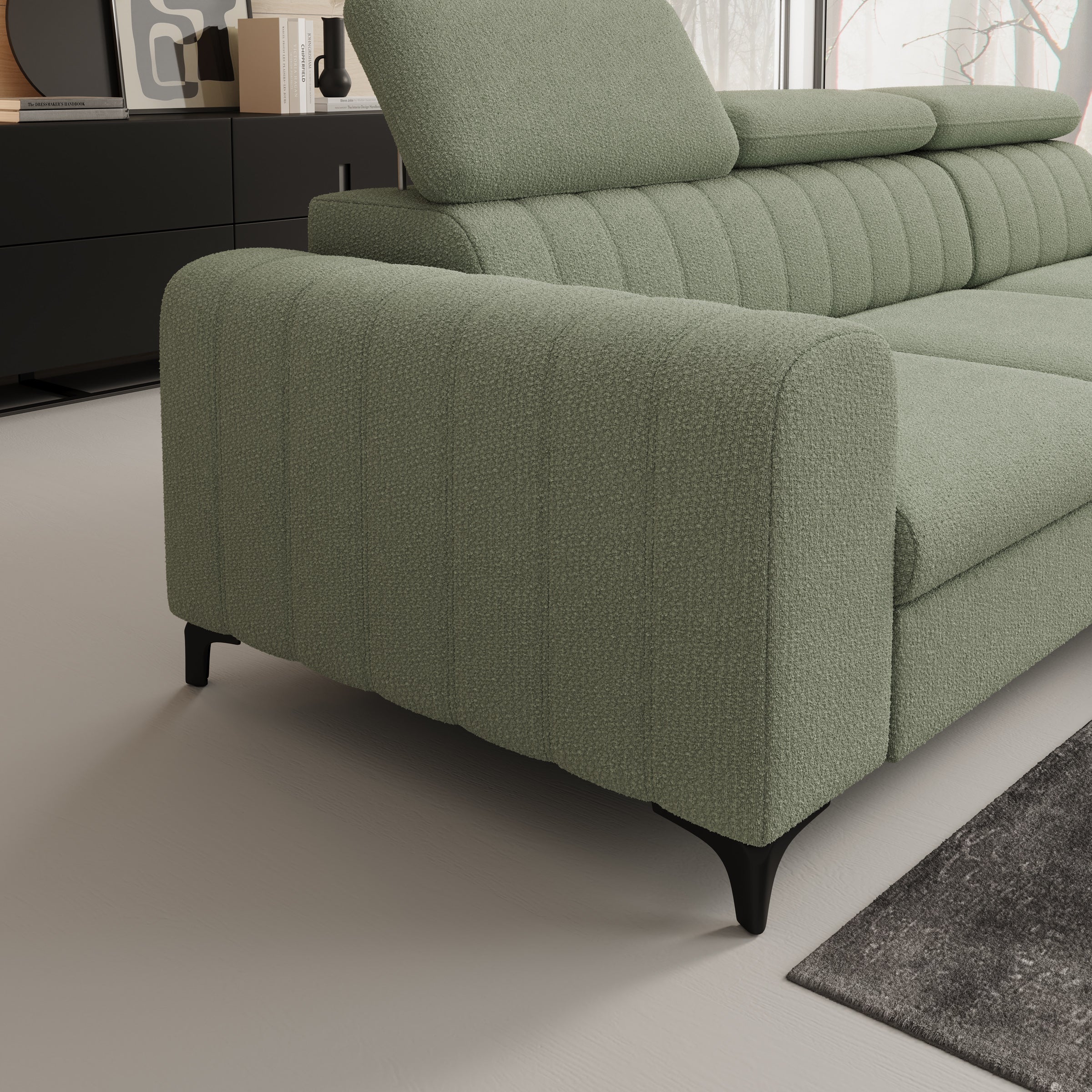 Fanoe - Hoekbank 3-zits met chaise longue - Stof groen - Rechts - Image 3