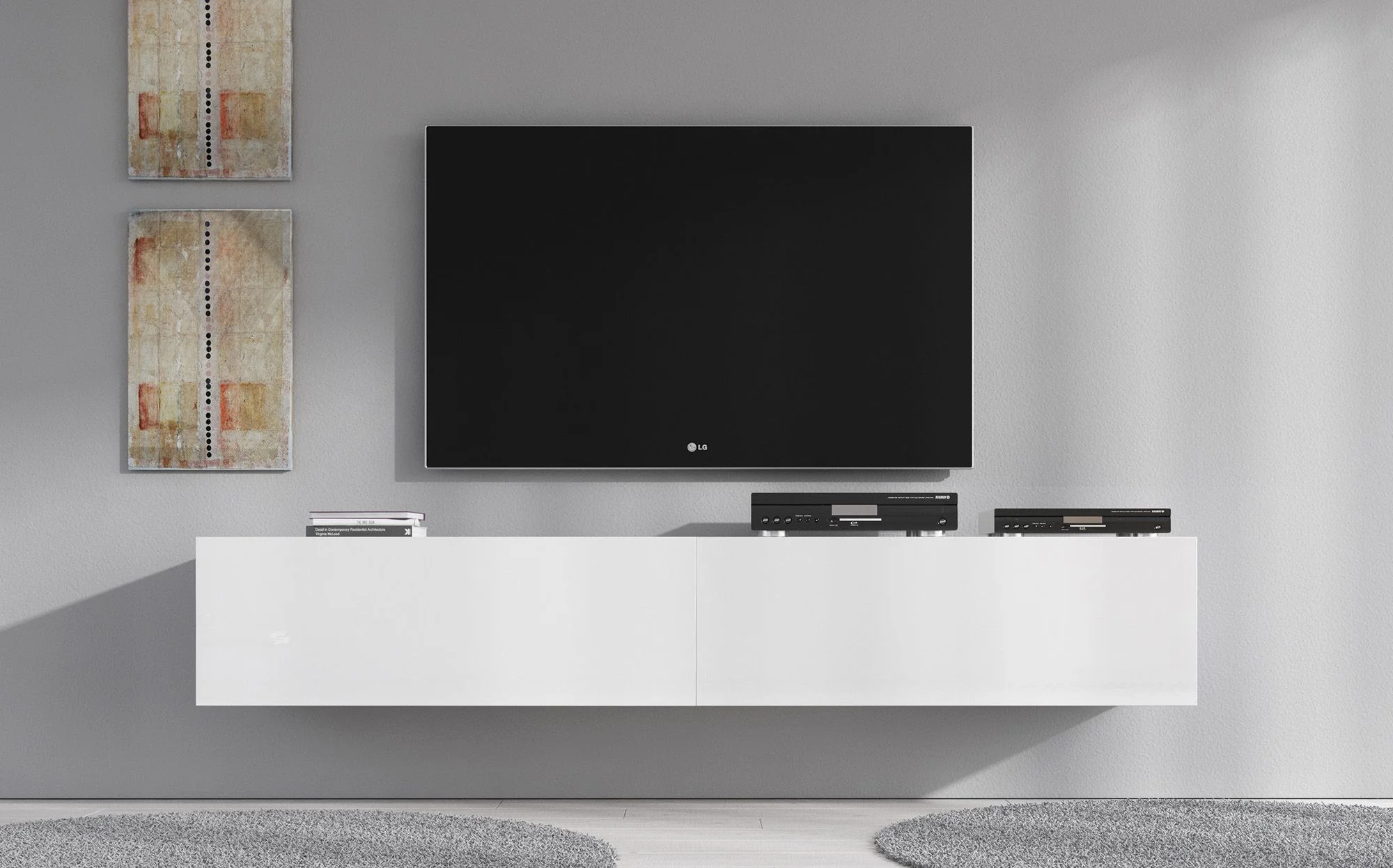 Flame XL - TV-Meubel - Wit - 180 cm - Image 2