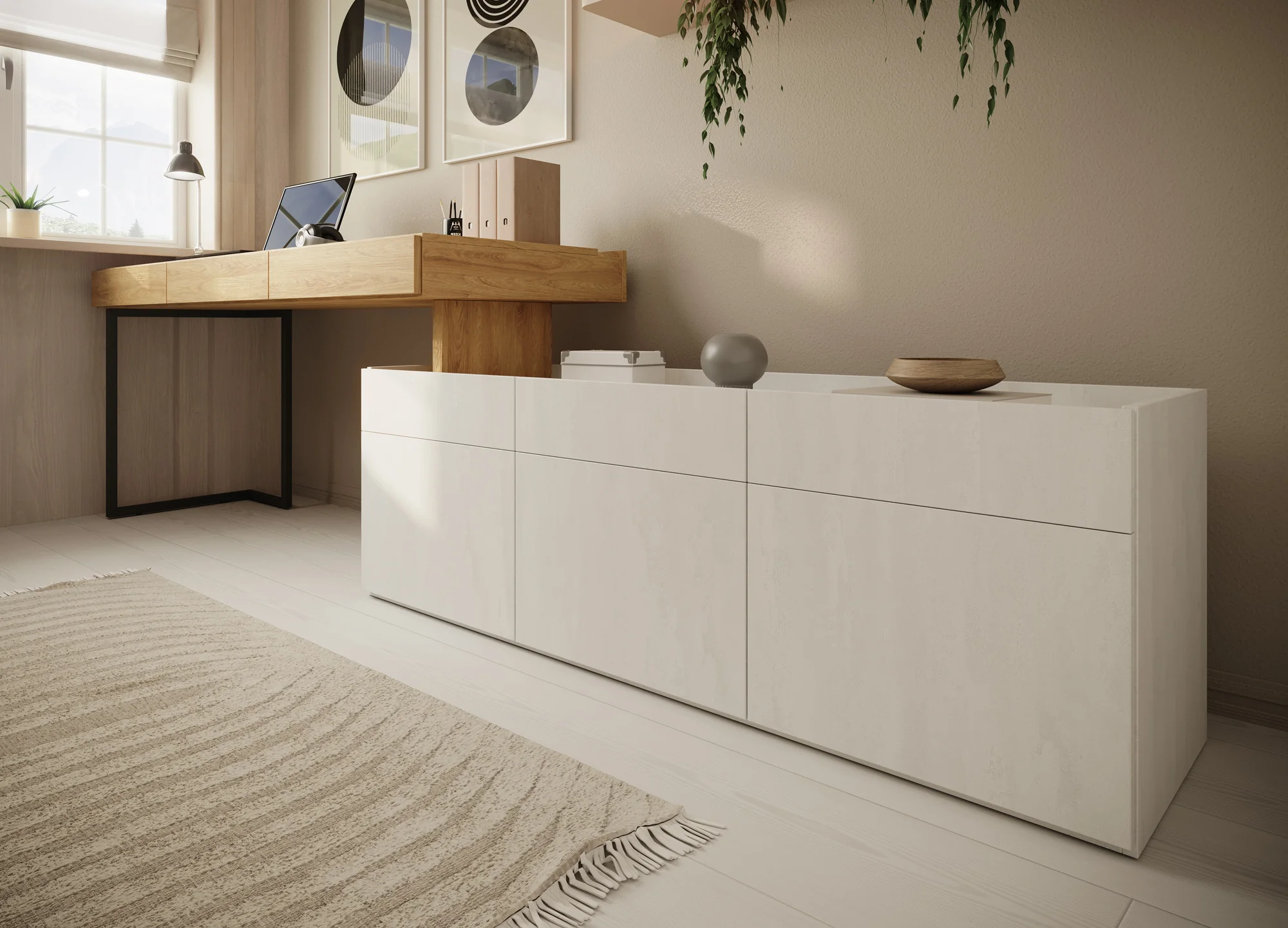Floren - Bureau - Eiken - 279x61 cm - Image 4