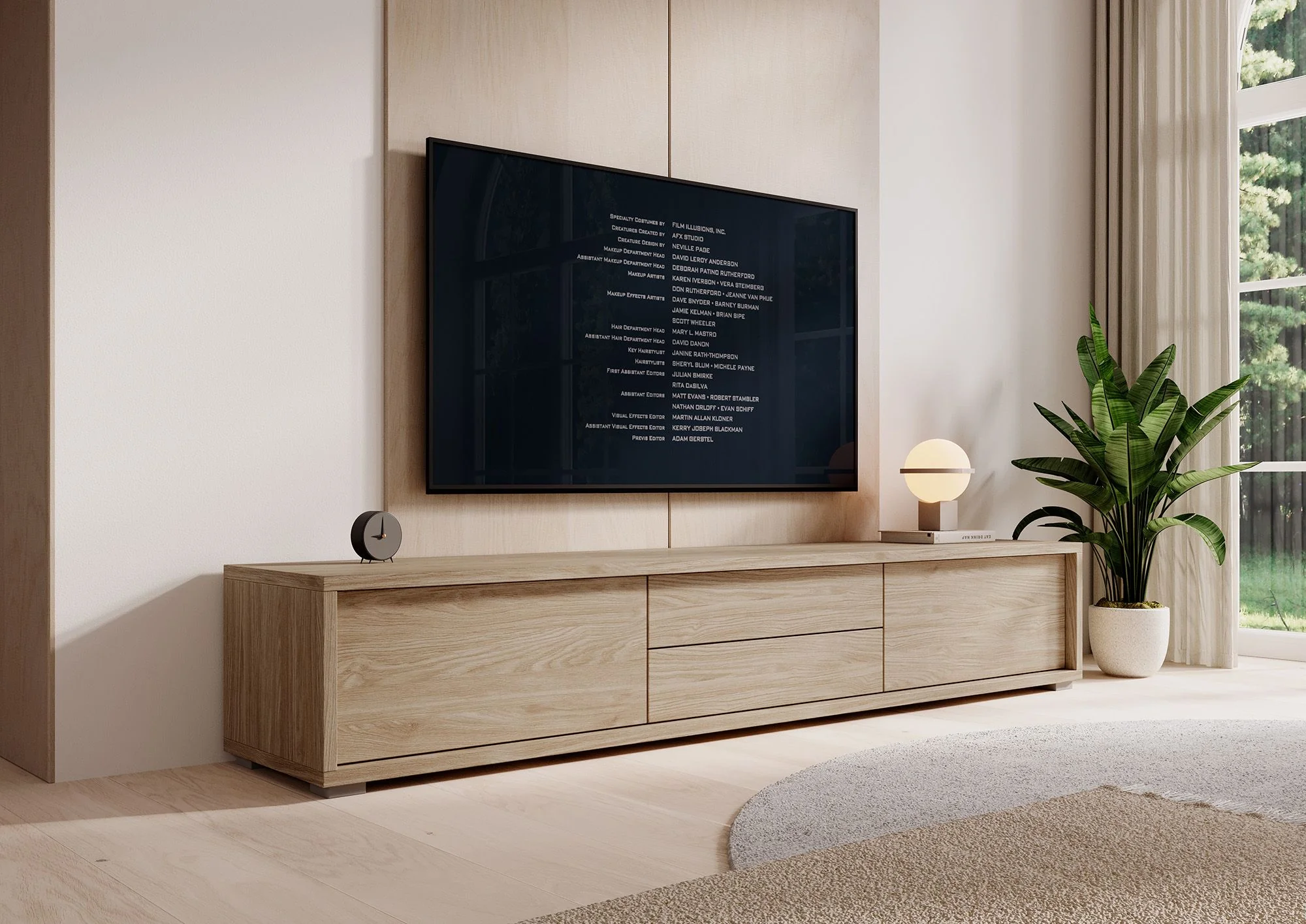 Fortunato - TV-Meubel - Eiken - 180 cm - Image 2