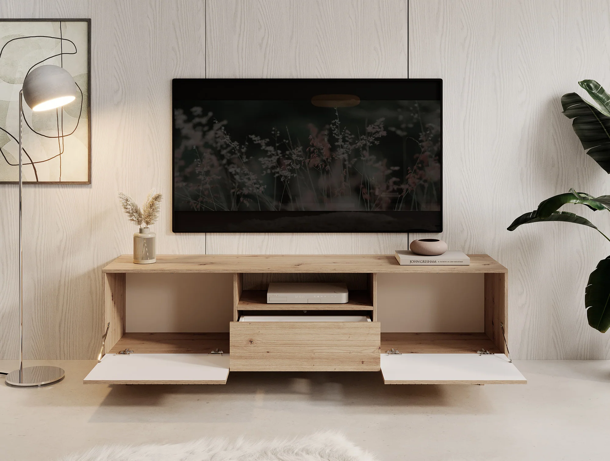 Fuzeta - TV-Meubel - Eiken - 180 cm - Image 3