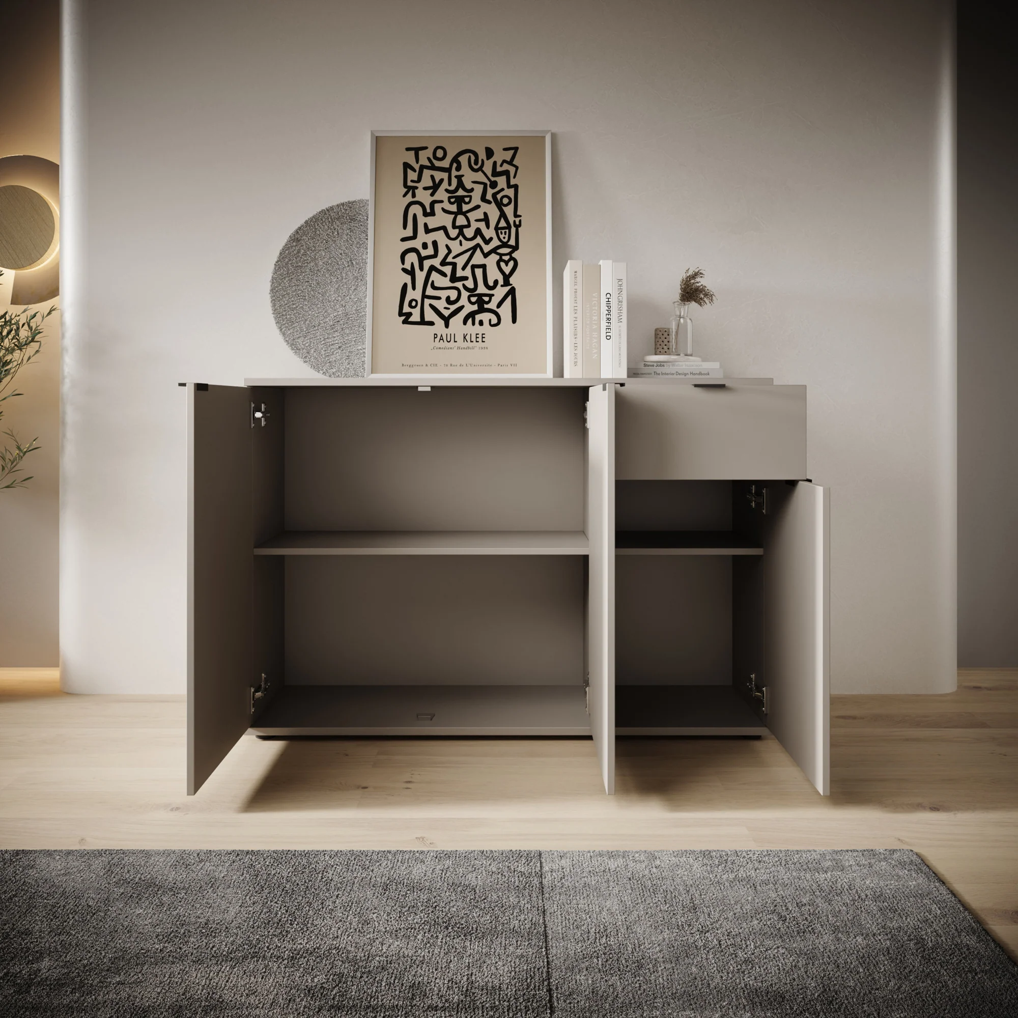 Galeno - Dressoir - Beige - 120x34x82 cm - Image 2