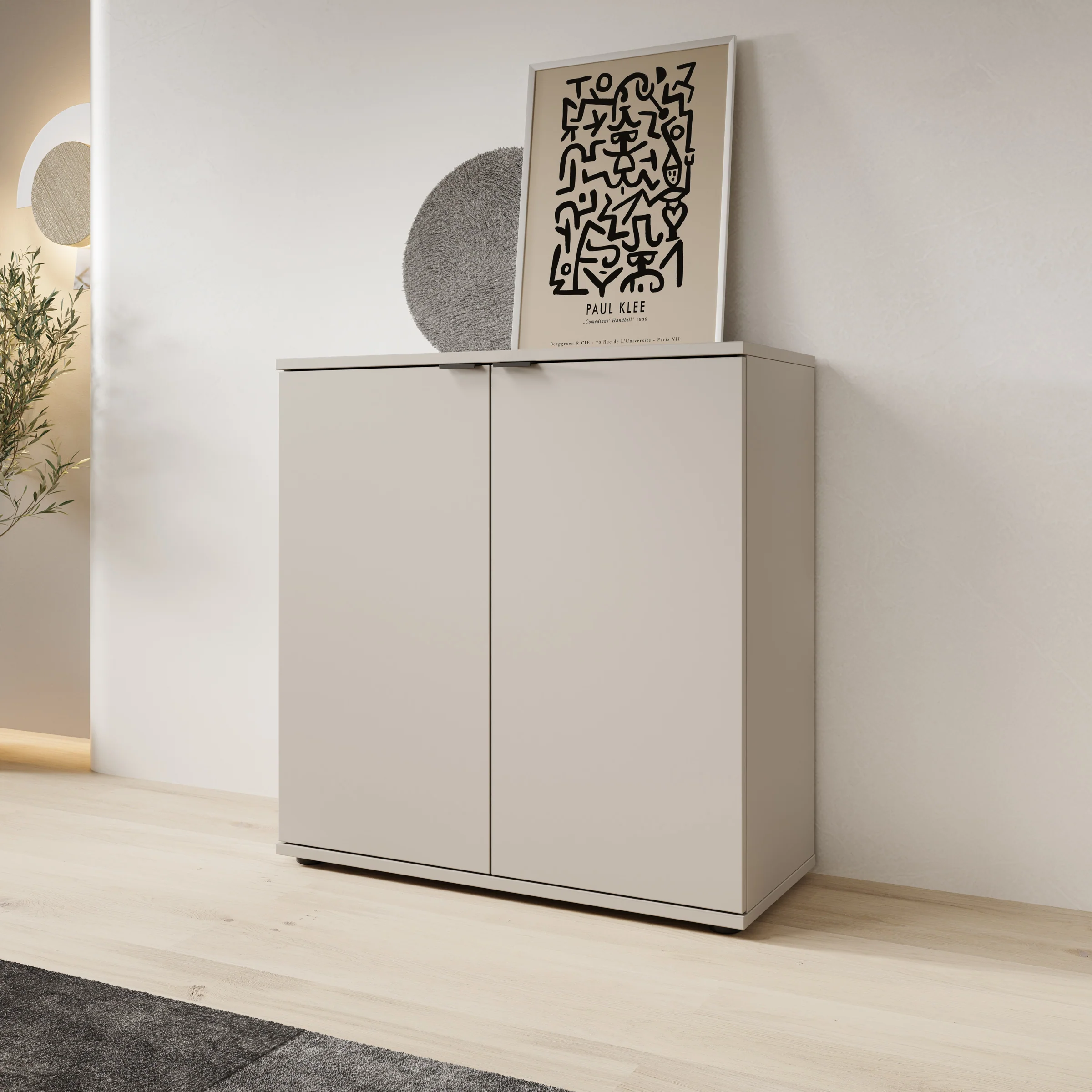 Galeno - Dressoir - Beige - 80x34x82 cm