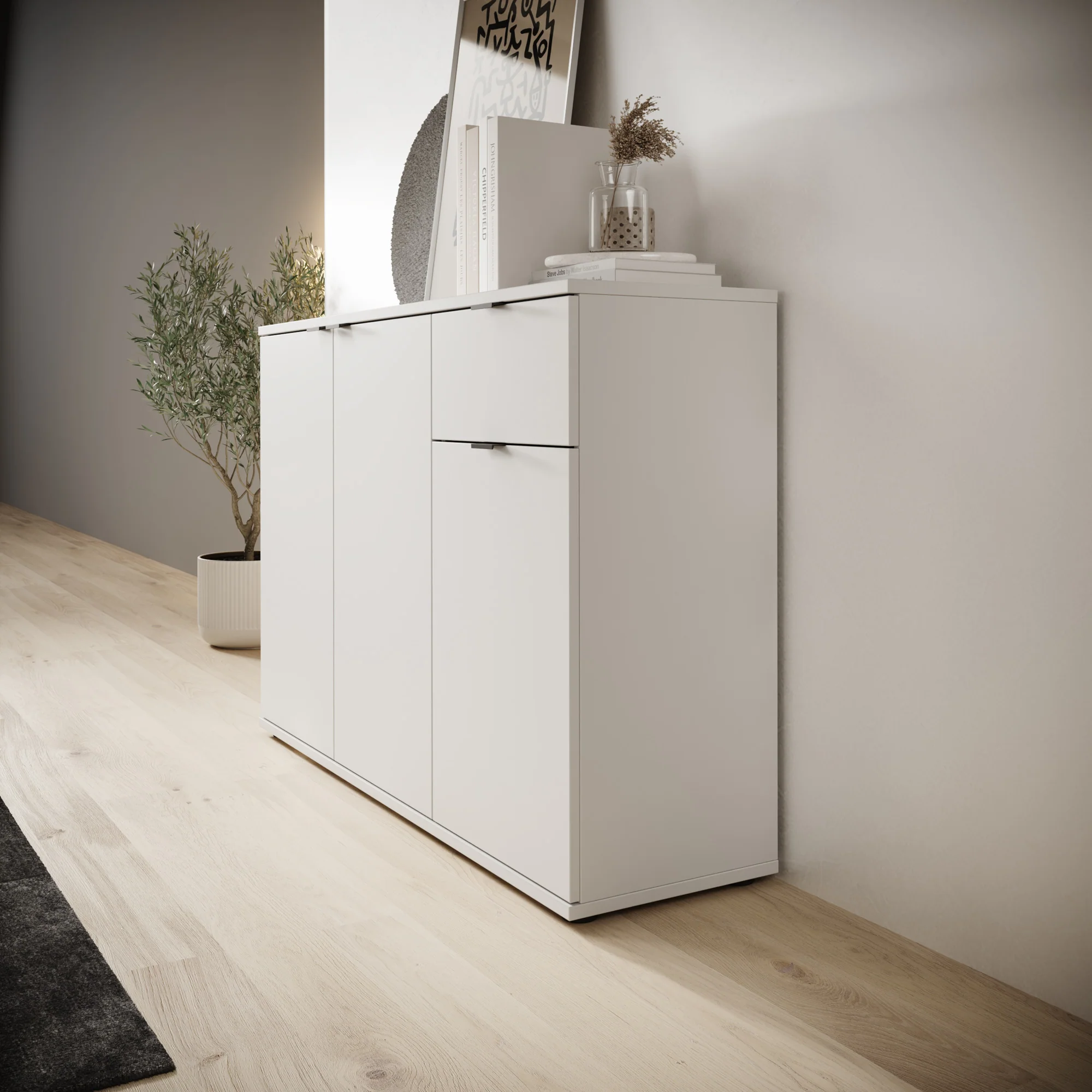 Galeno - Dressoir - Lichtgrijs - 120x34x82 cm - Image 4
