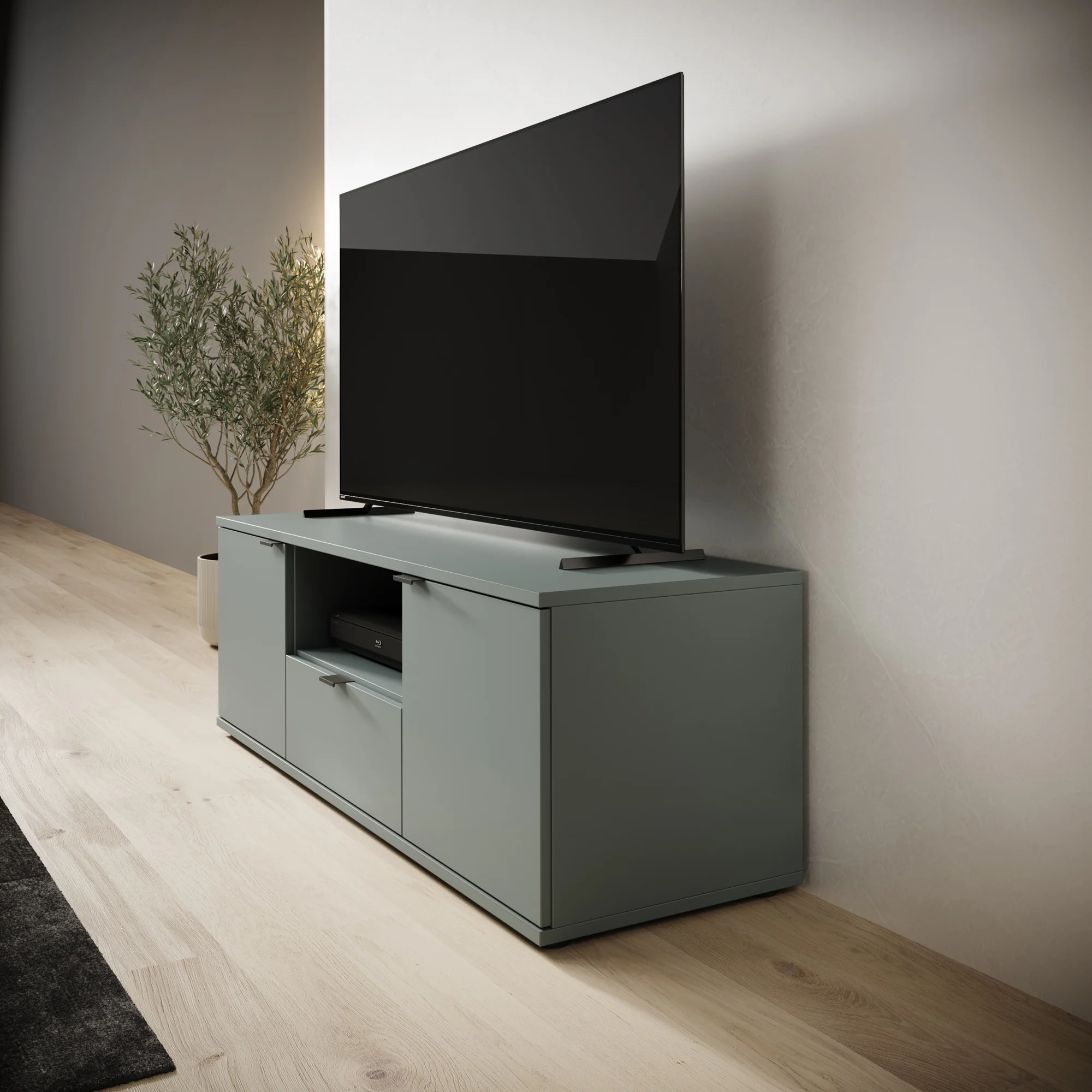 Galeno - TV-Meubel - Groen - 130x41x44 cm - Image 4